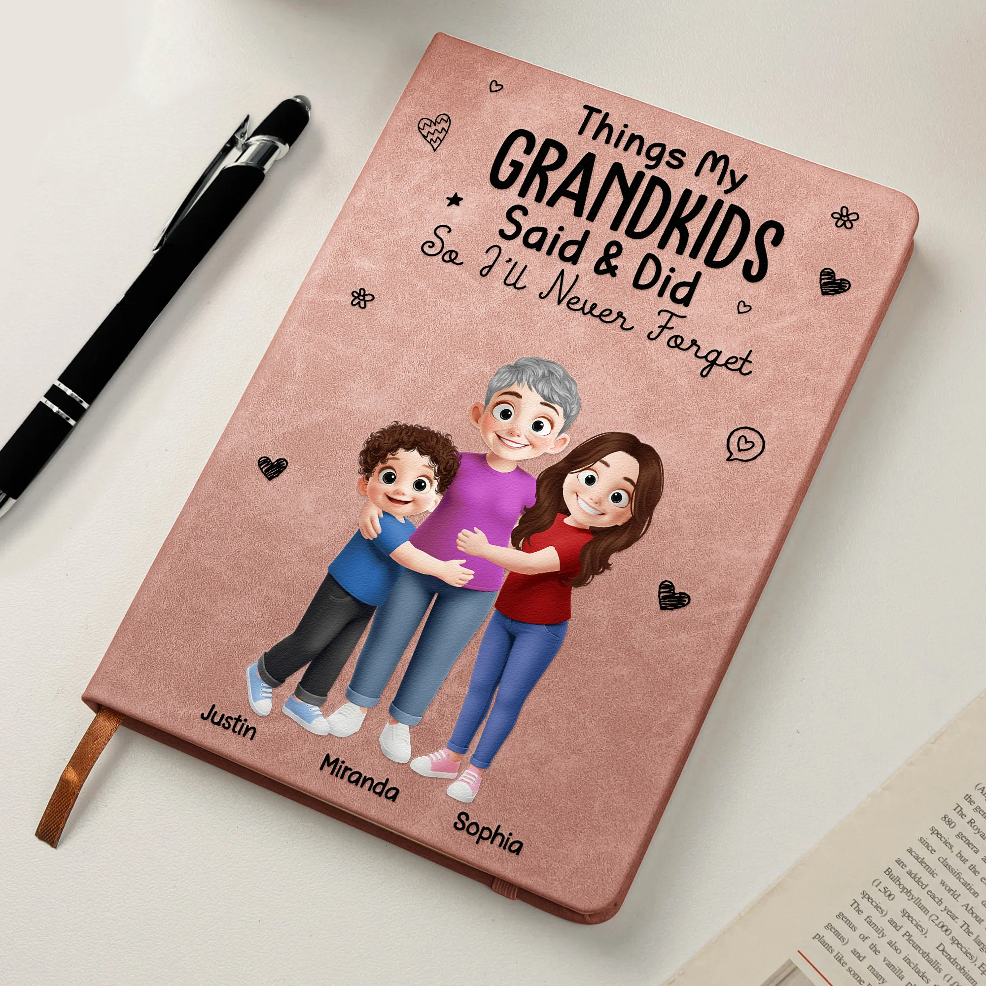 Things My Grandkids Said & Did So I'll Never Forget - Personalized Journal - Image 4