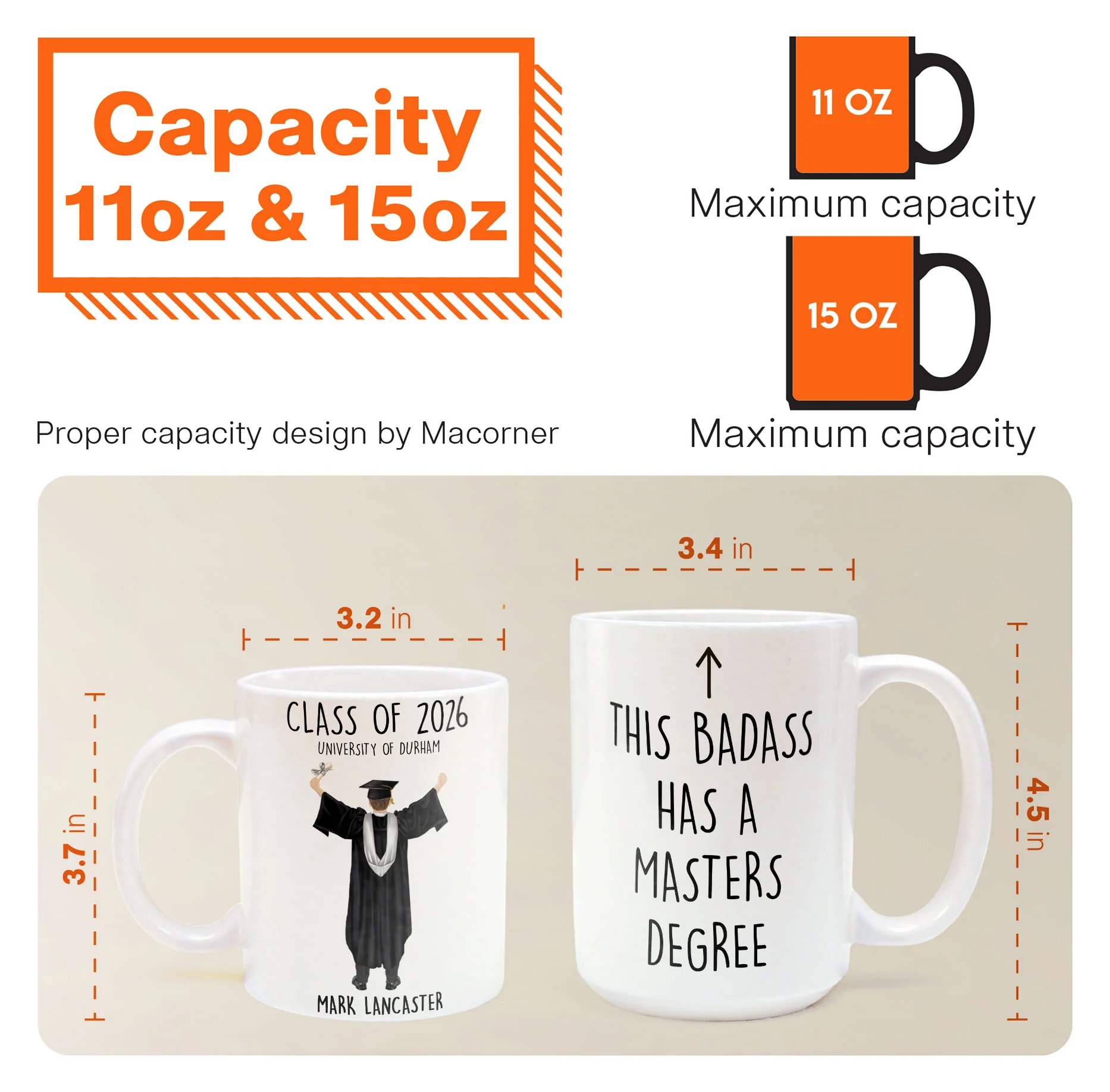 This Babass Has A Masters Degree - Personalized Mug - Image 5
