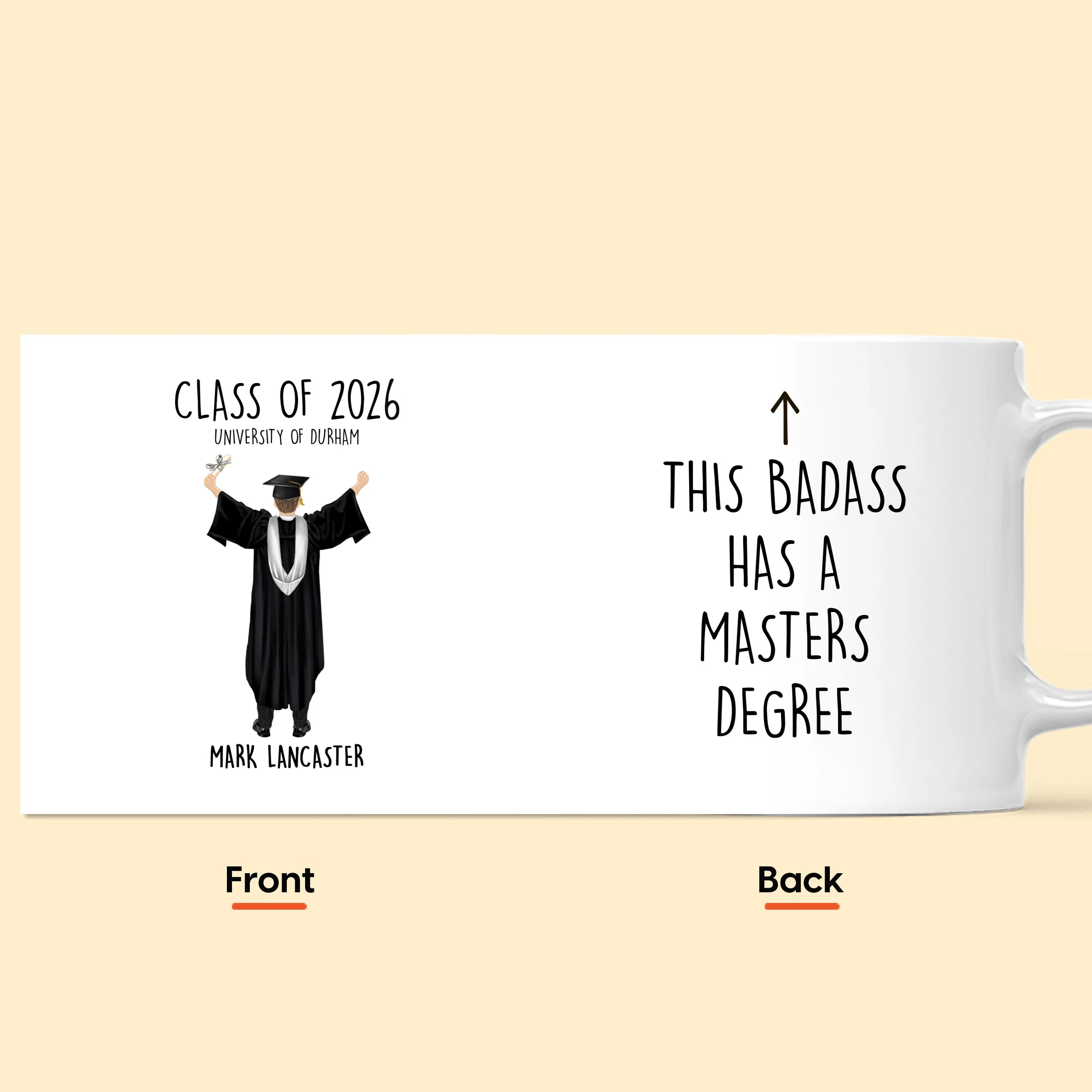This Babass Has A Masters Degree - Personalized Mug - Image 7