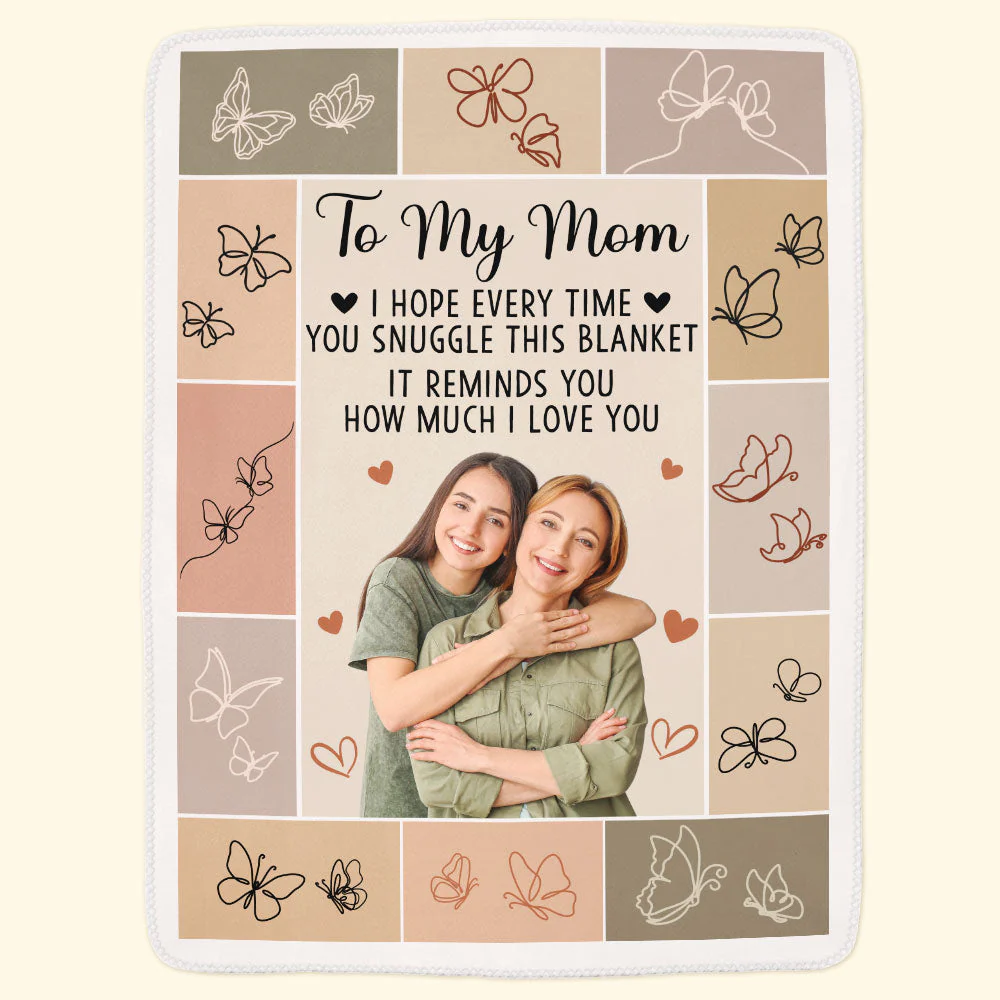 This Blanket Reminds I Love You - Personalized Photo Blanket - Image 5