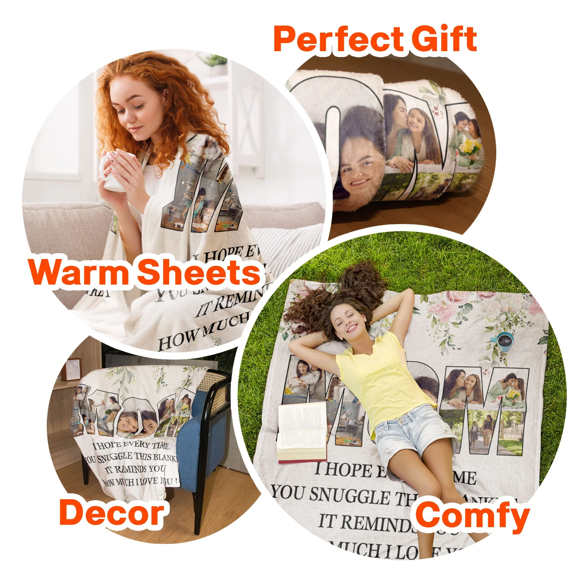 This Blanket Reminds You How Much We Love You - Personalized Photo Blanket - Image 7