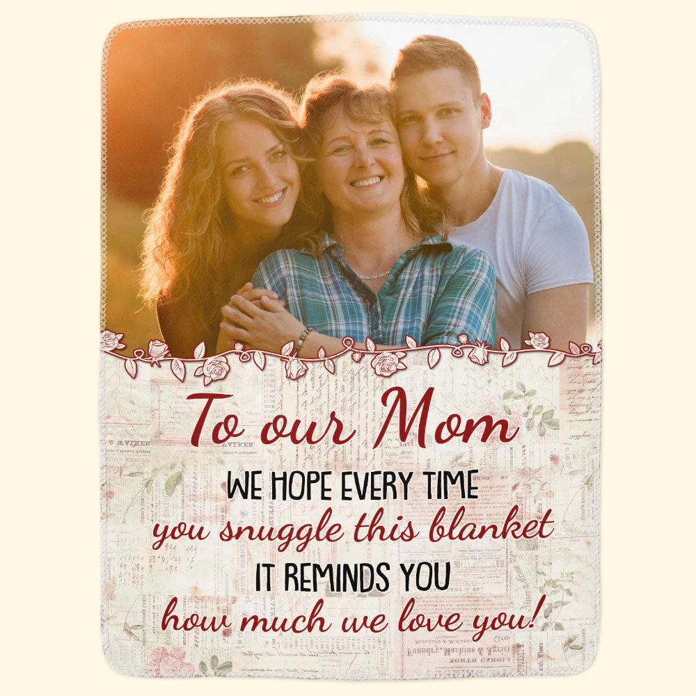 This Blanket Reminds You How Much We Love You - Personalized Photo Blanket - Image 4
