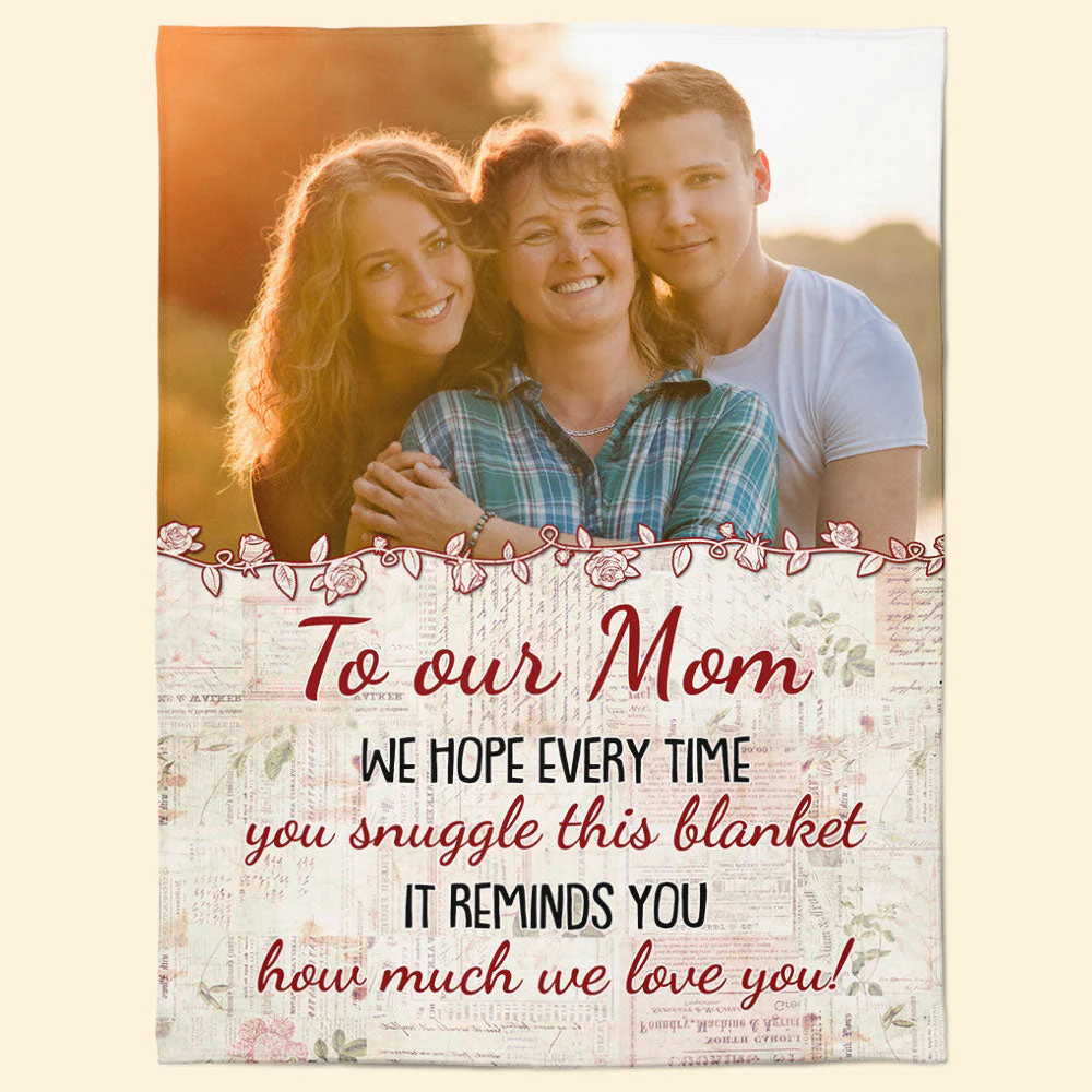 This Blanket Reminds You How Much We Love You - Personalized Photo Blanket - Image 9