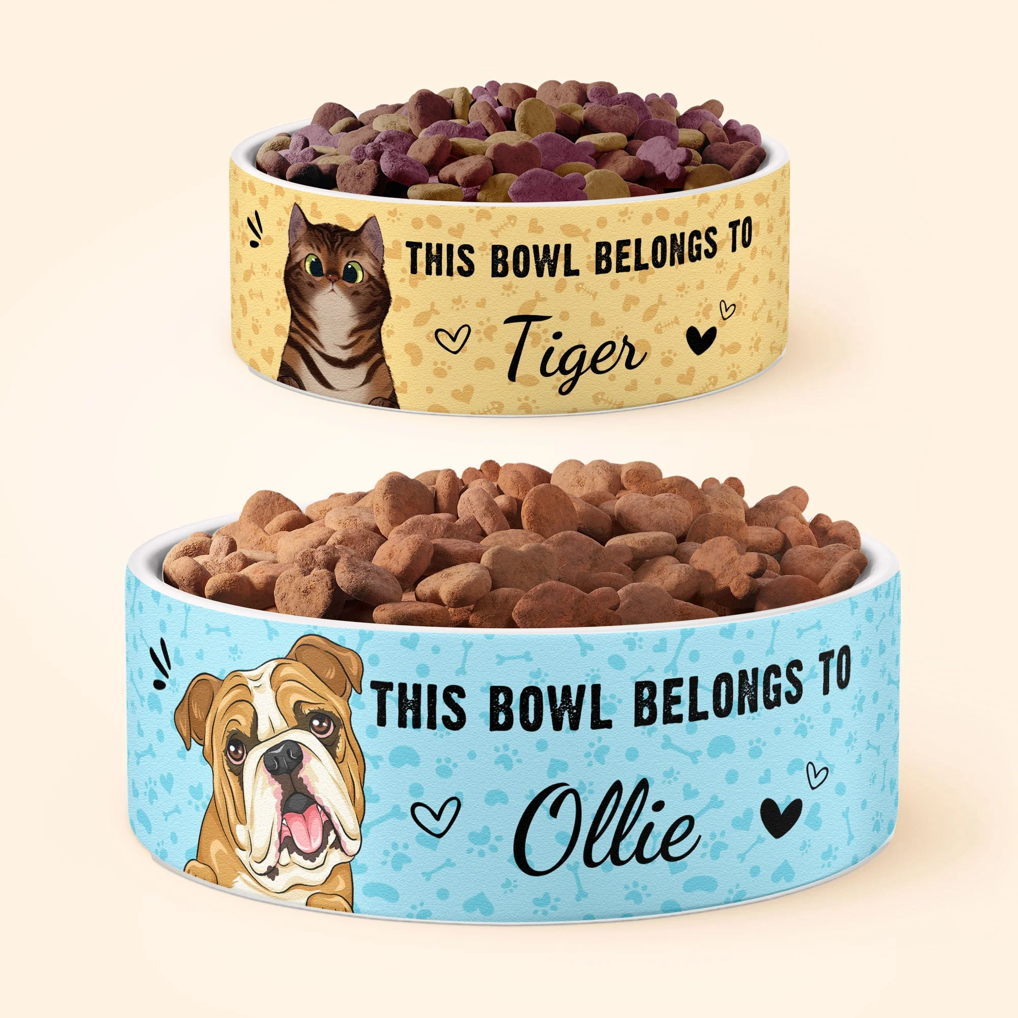 This Bowl Belongs To - Personalized Pet Bowl - Image 2