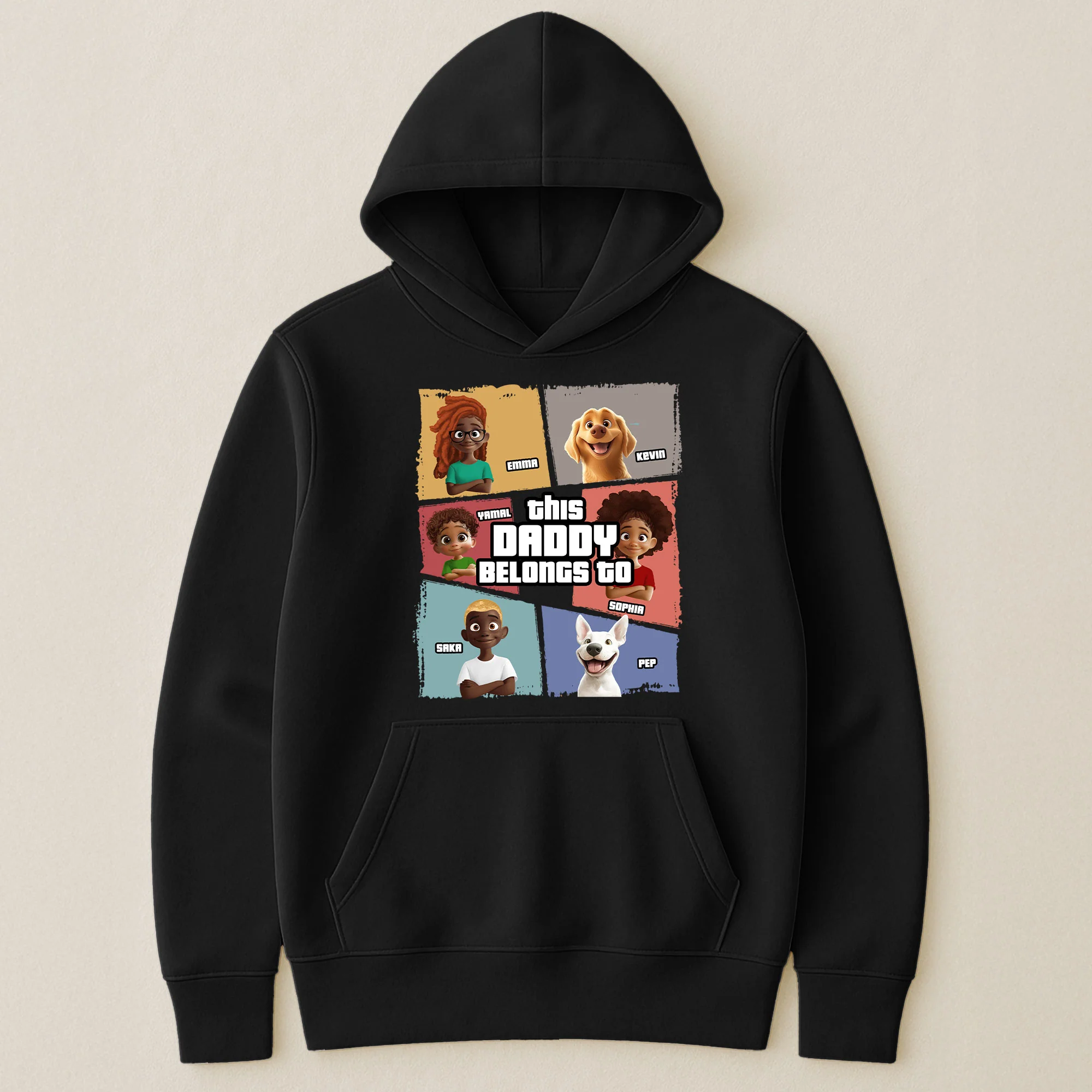 This Daddy Belongs To New Version - Personalized Shirt - Image 5