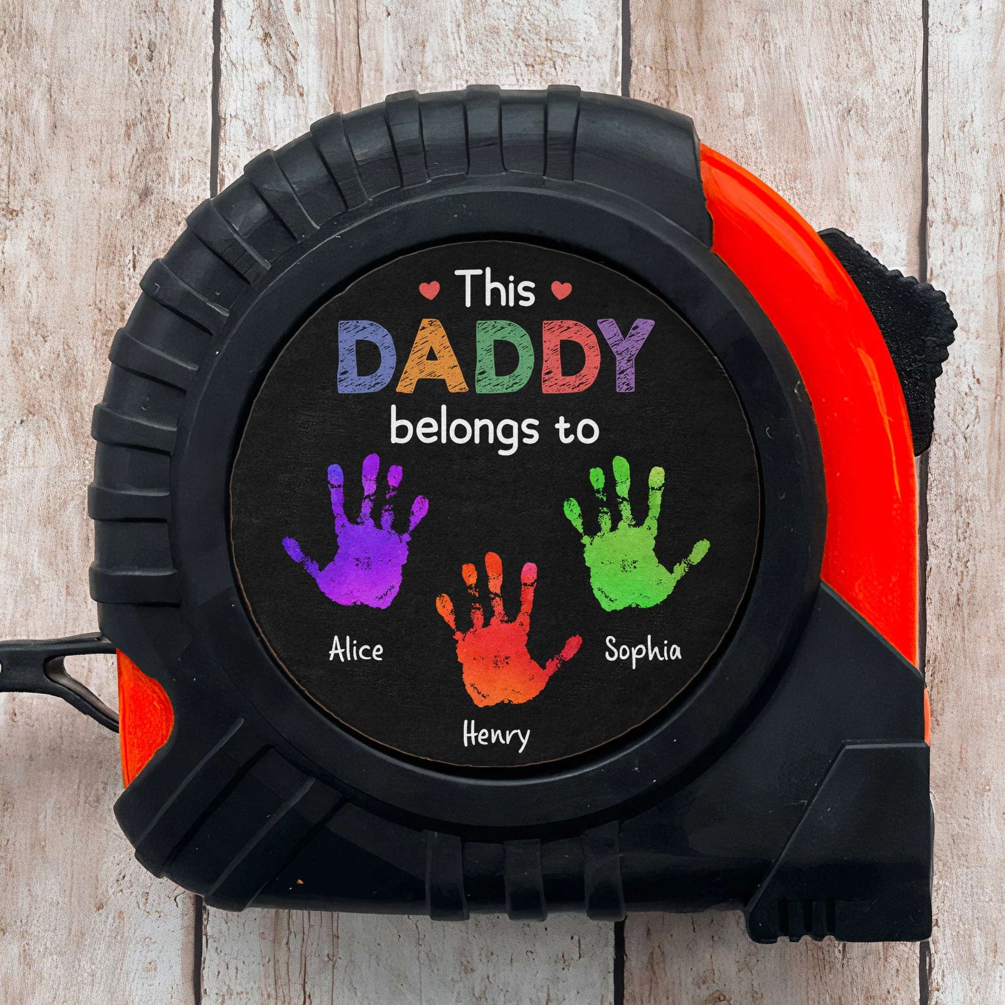This Daddy Belongs To - Personalized Tape Measure - Image 2