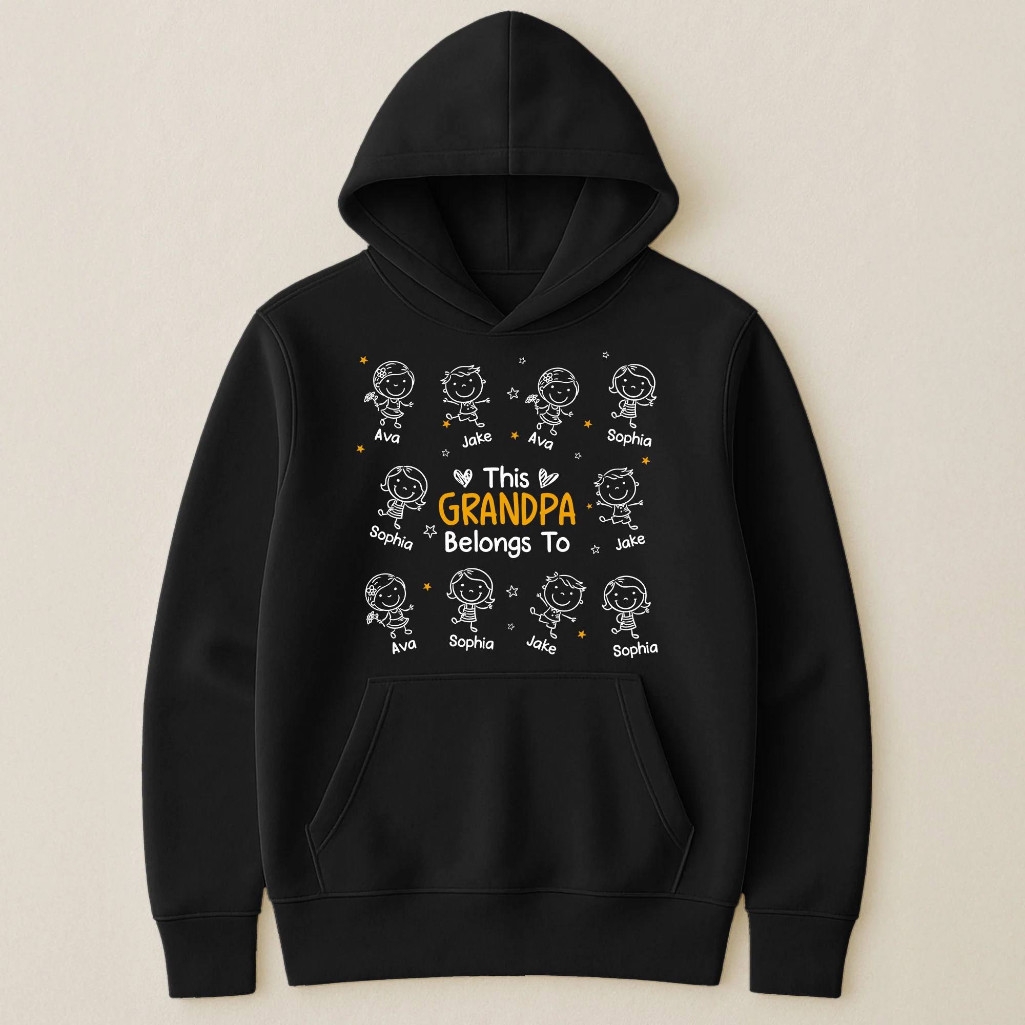 This Grandpa Belongs To Doodle Ver - Personalized Shirt - Image 5