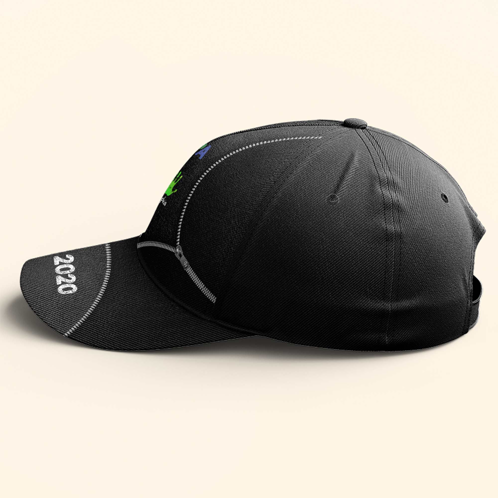 This Grandpa Belongs To - Personalized Classic Cap - Image 5