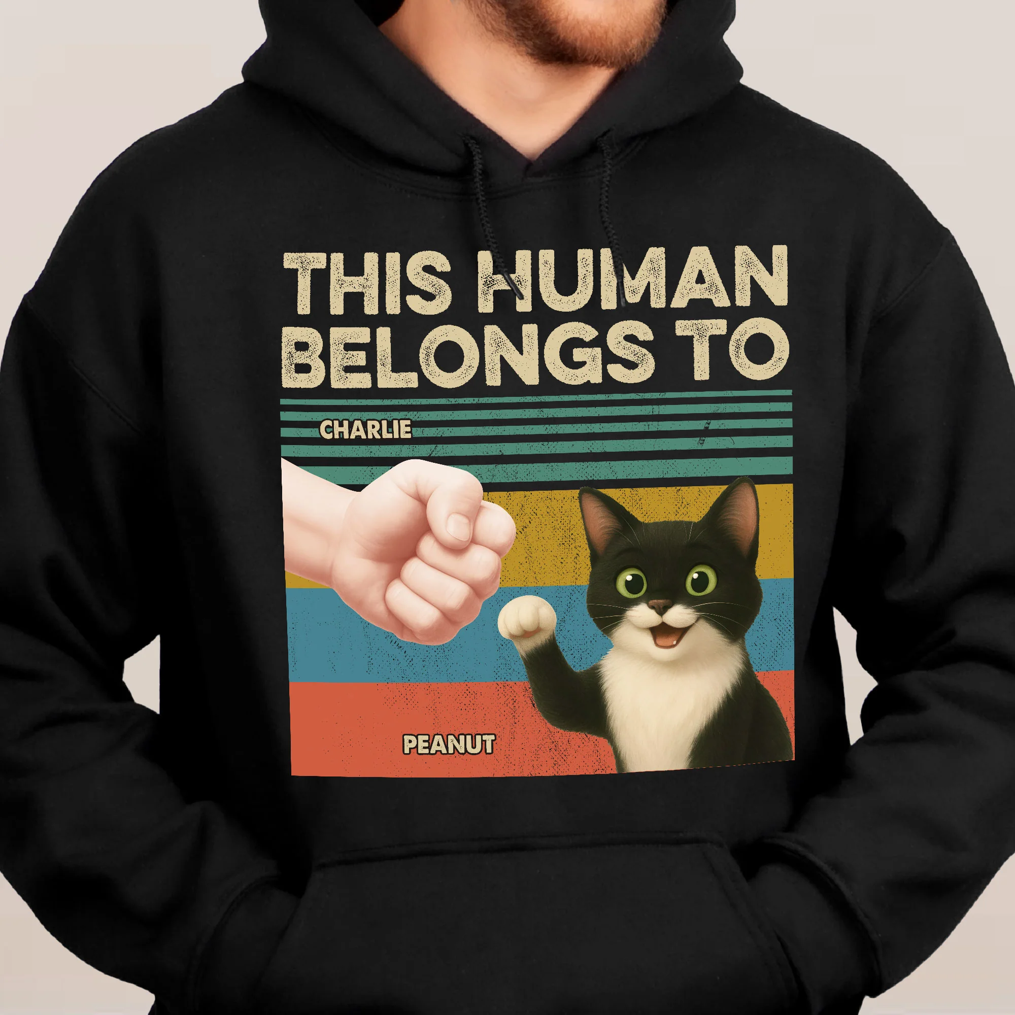 This Human Belongs To - Personalized Shirt - Image 6
