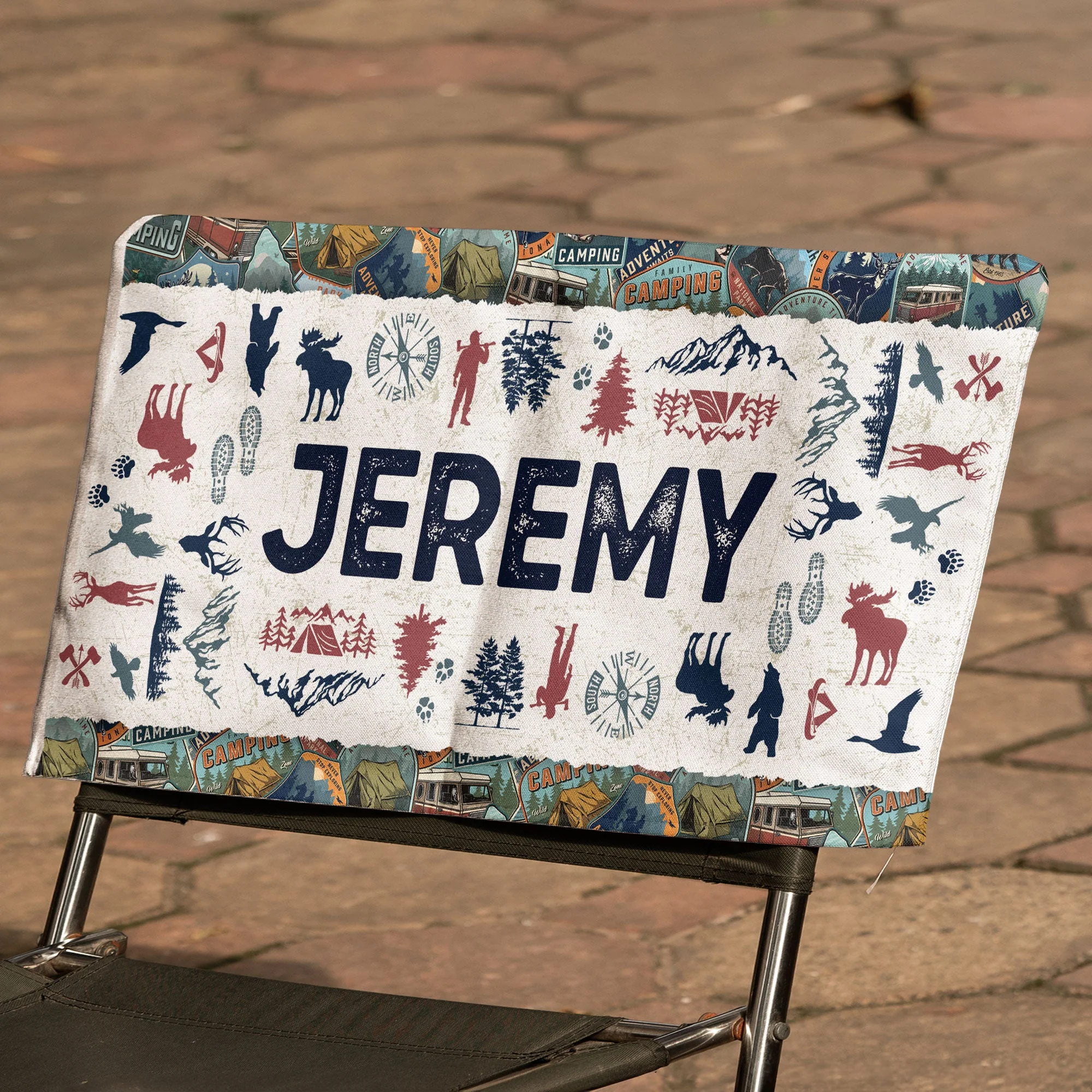 This Is My Camping Chair - Personalized Folding Chair Cover - Image 4