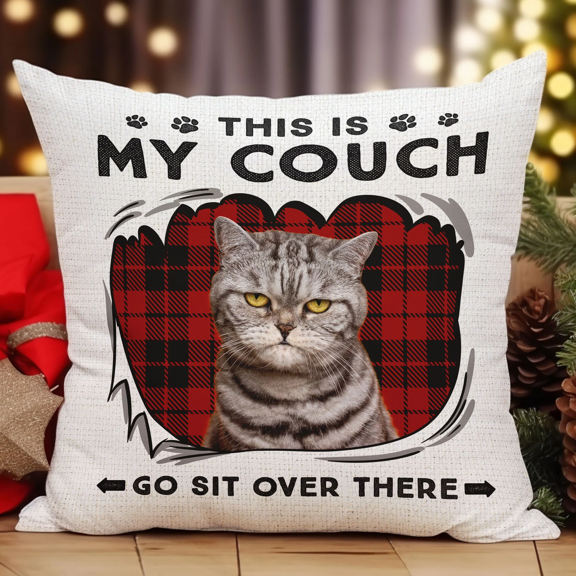 This Is My Couch - Personalized Photo Pillow (Insert Included) - Image 4