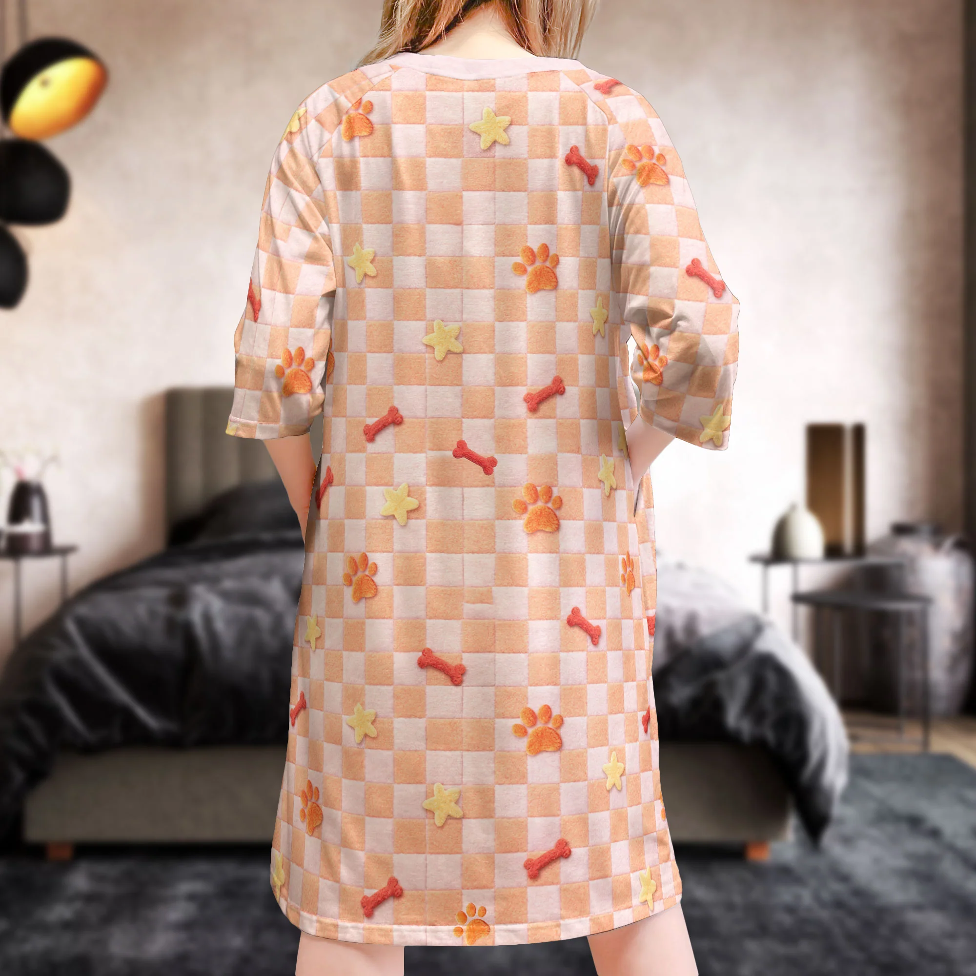 This Is My Pawjama Dress - 3D Version - Personalized Pyjamas - Image 3