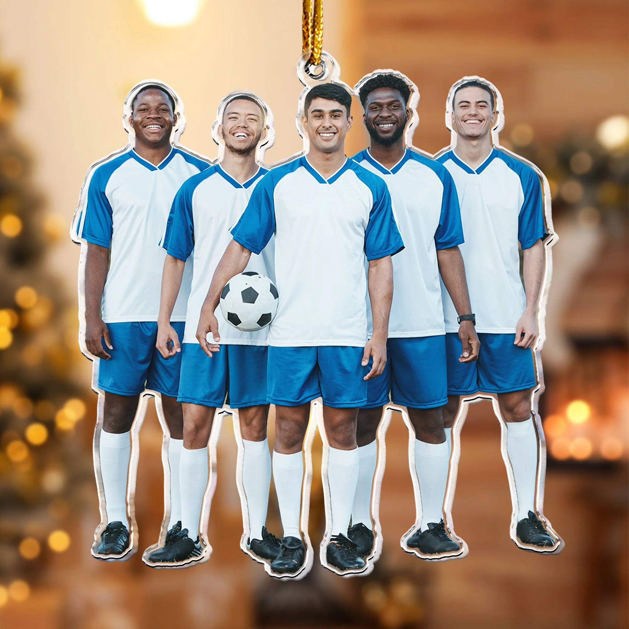 This Is My Soccer Team - Personalized Acrylic Photo Ornament