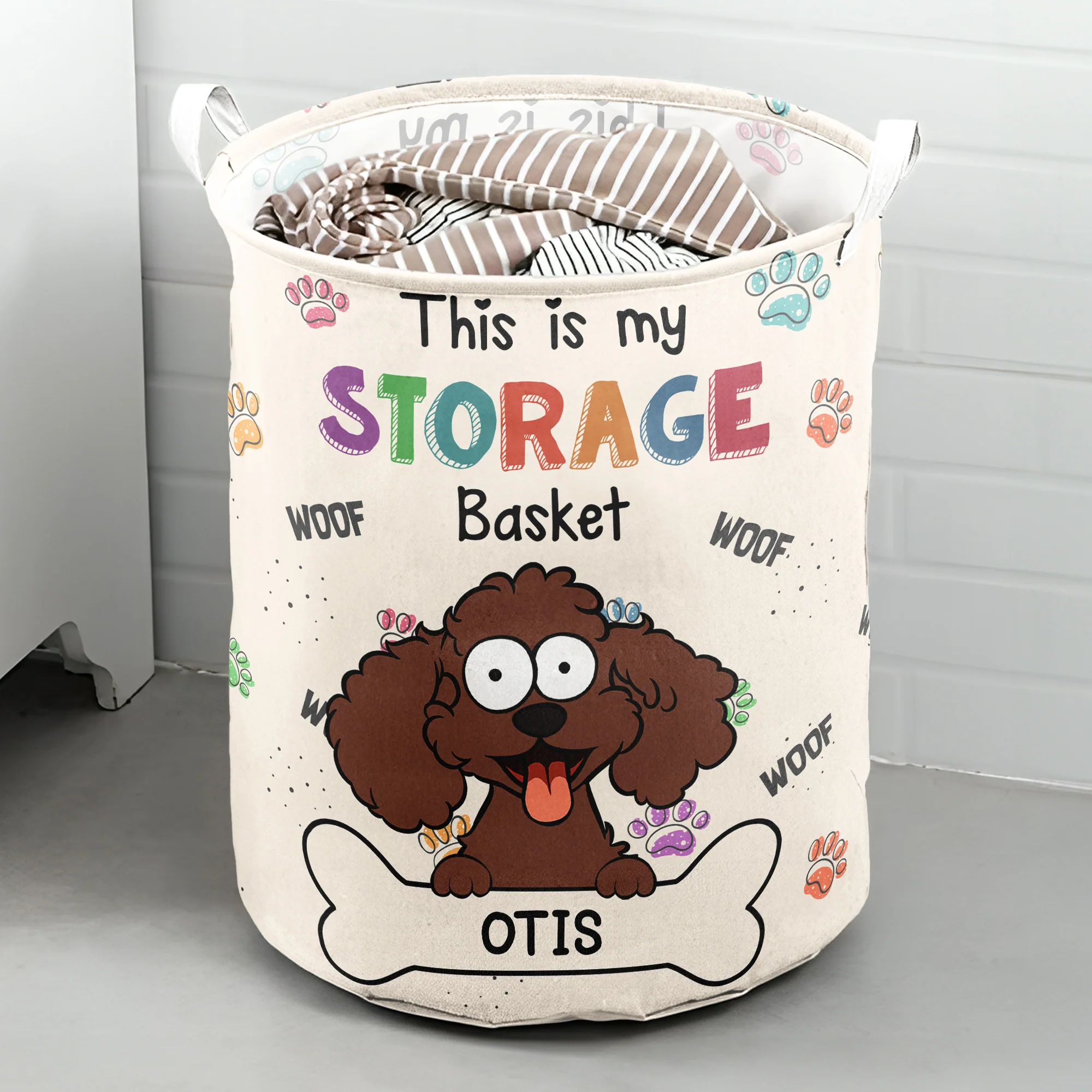 This Is My Storage Basket - Personalized Laundry Storage Basket - Image 4