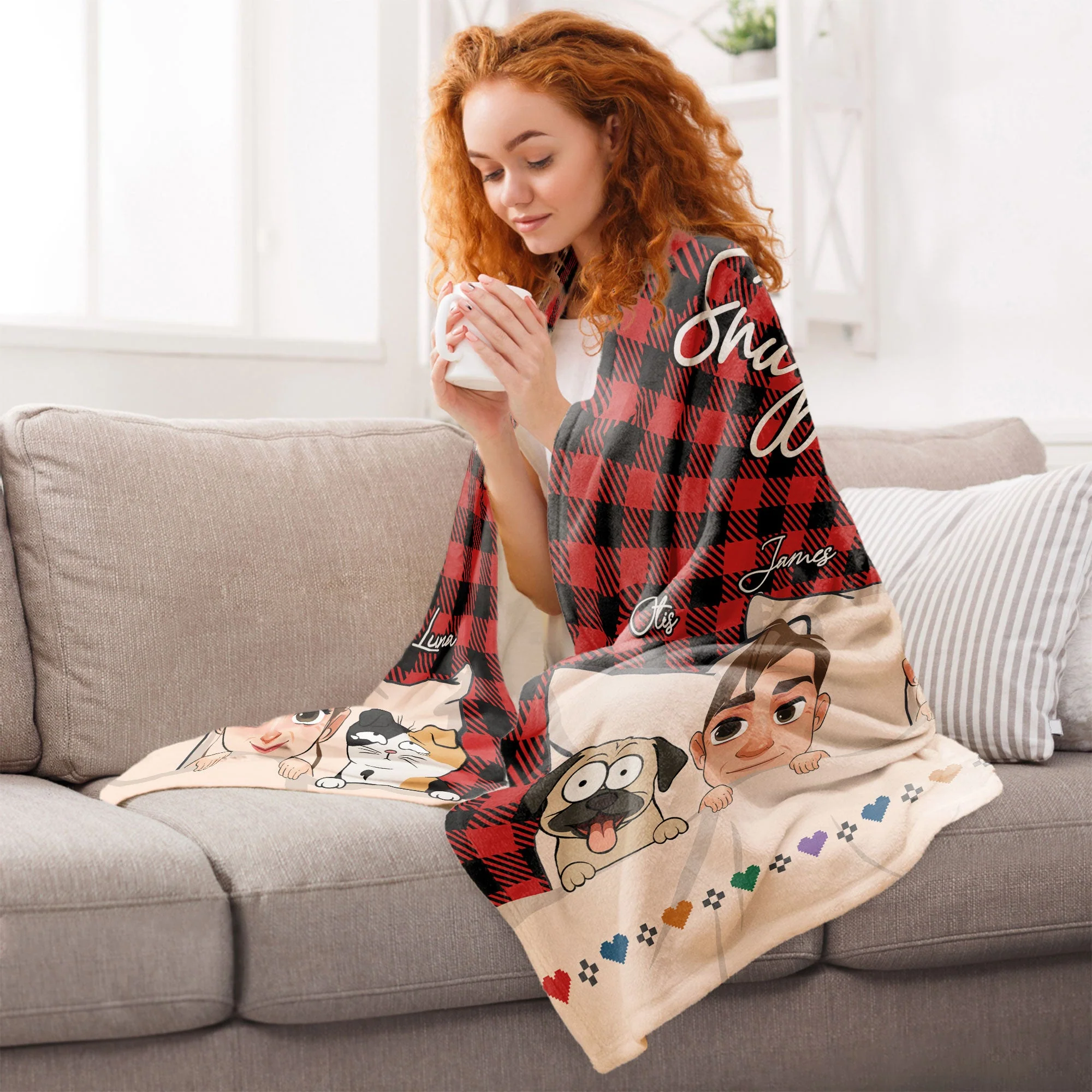 This Is Our Snuggle Blanket - Personalized Blanket - Image 5