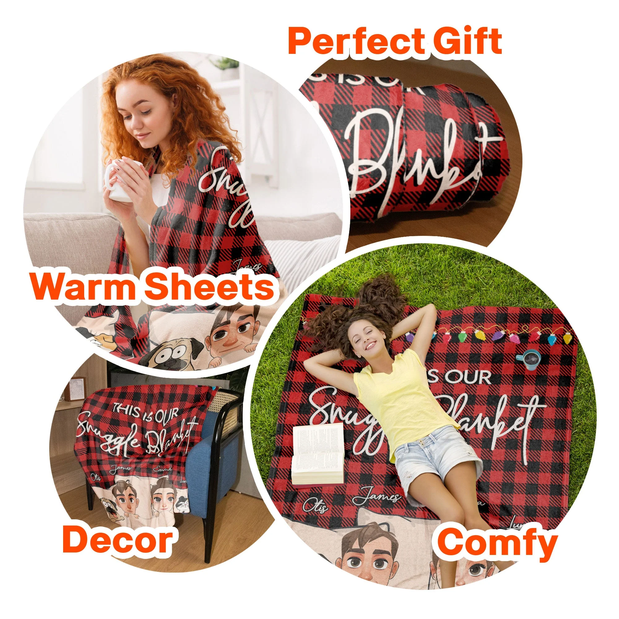 This Is Our Snuggle Blanket - Personalized Blanket - Image 6