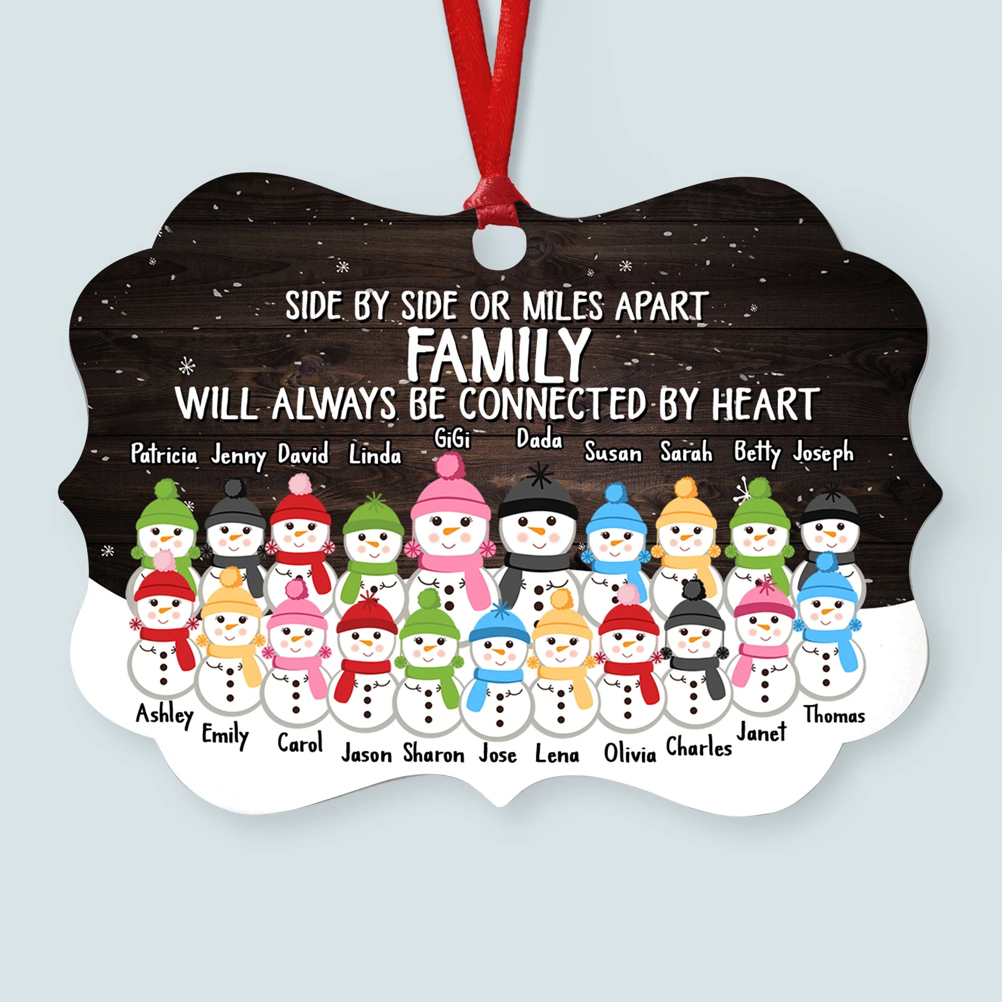 This Is Us A Whole Lot Of Love - Personalized Family Ornament - Gift For Grandma - Image 8