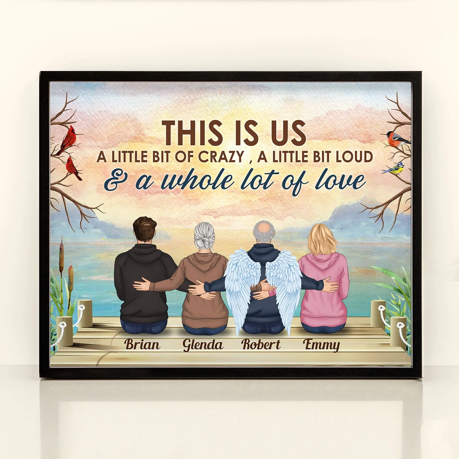 This Is Us - Personalized Poster - Memorial Gift For Family Members - Image 2