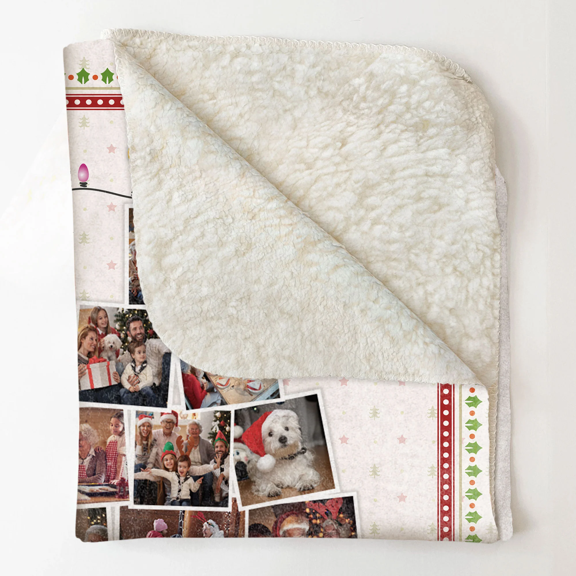 This Is Us Photo Family Christmas Tree - Personalized Photo Blanket - Image 7