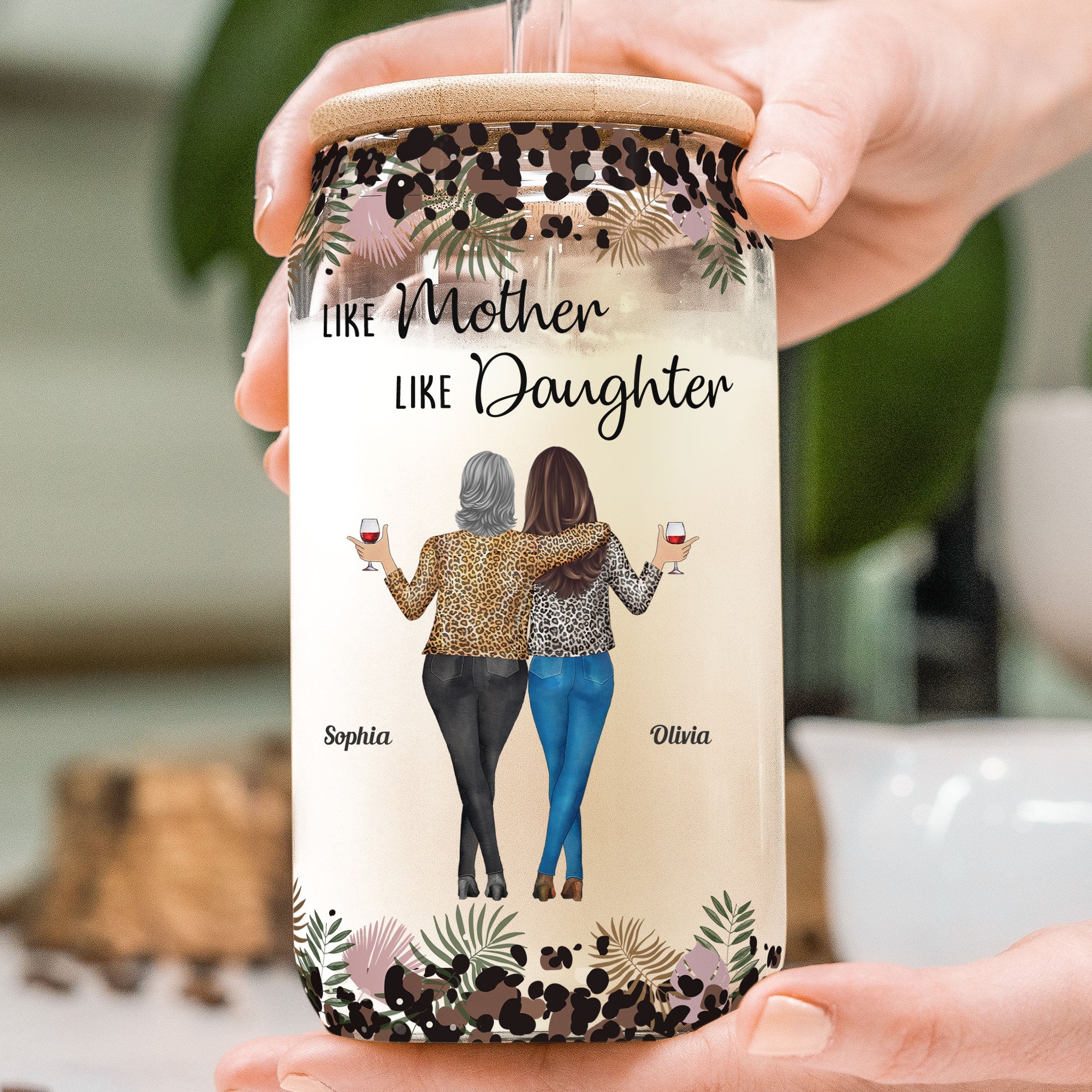 This Is Your Reminder That You're Awesome - Personalized Clear Glass Cup - Image 3