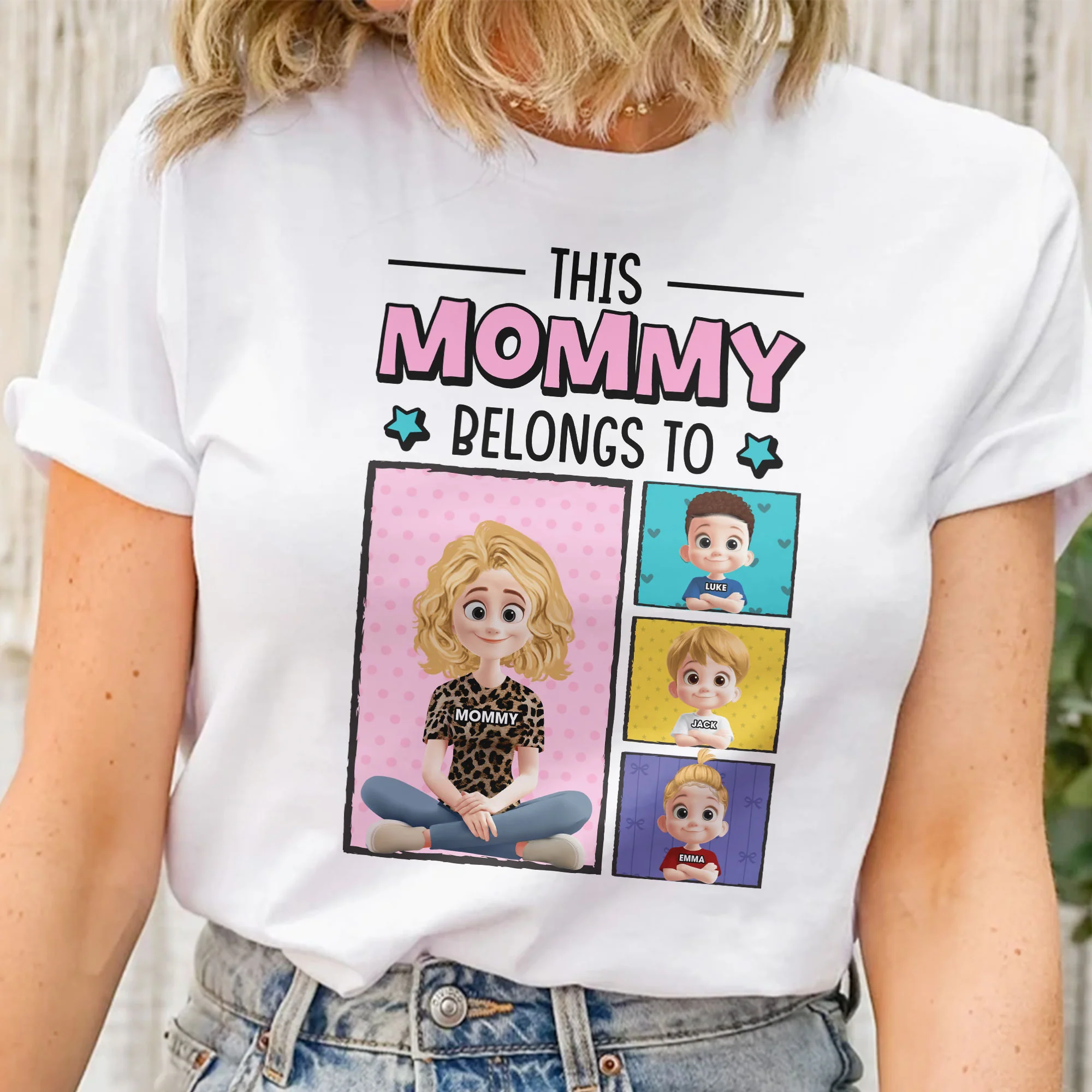 This Mommy Belongs To - Personalized Shirt - Image 2