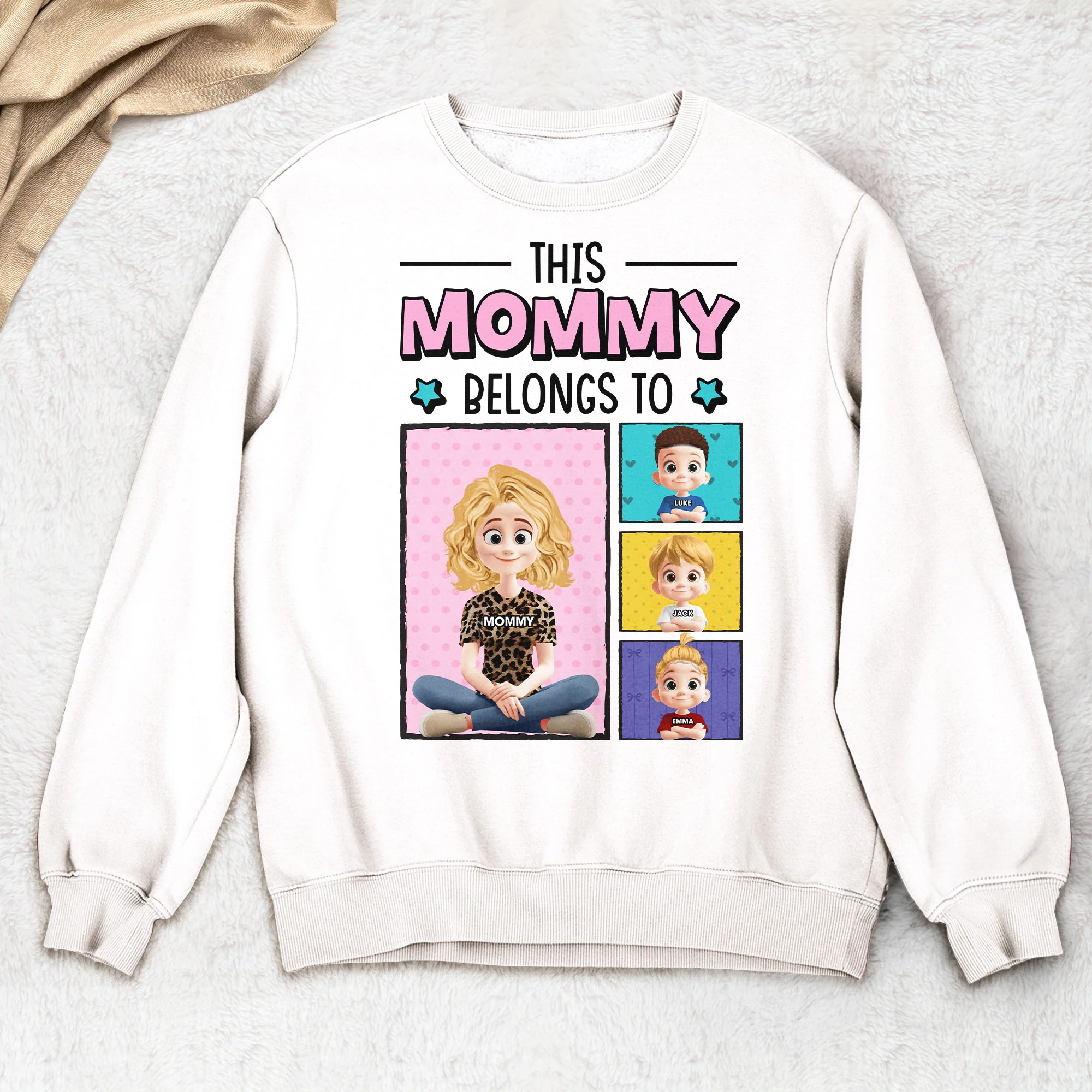 This Mommy Belongs To - Personalized Shirt - Image 3