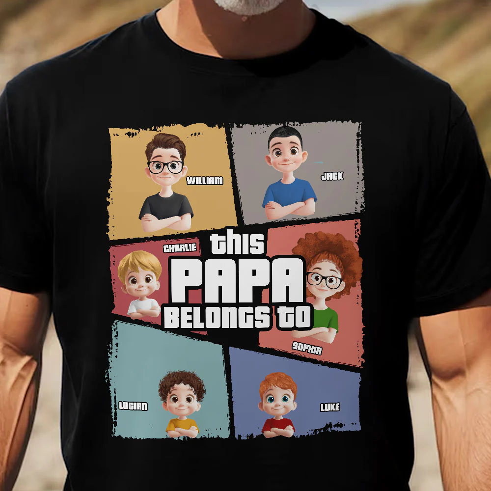 This Papa Belongs To - Custom Father's Day Gift Set - Image 6
