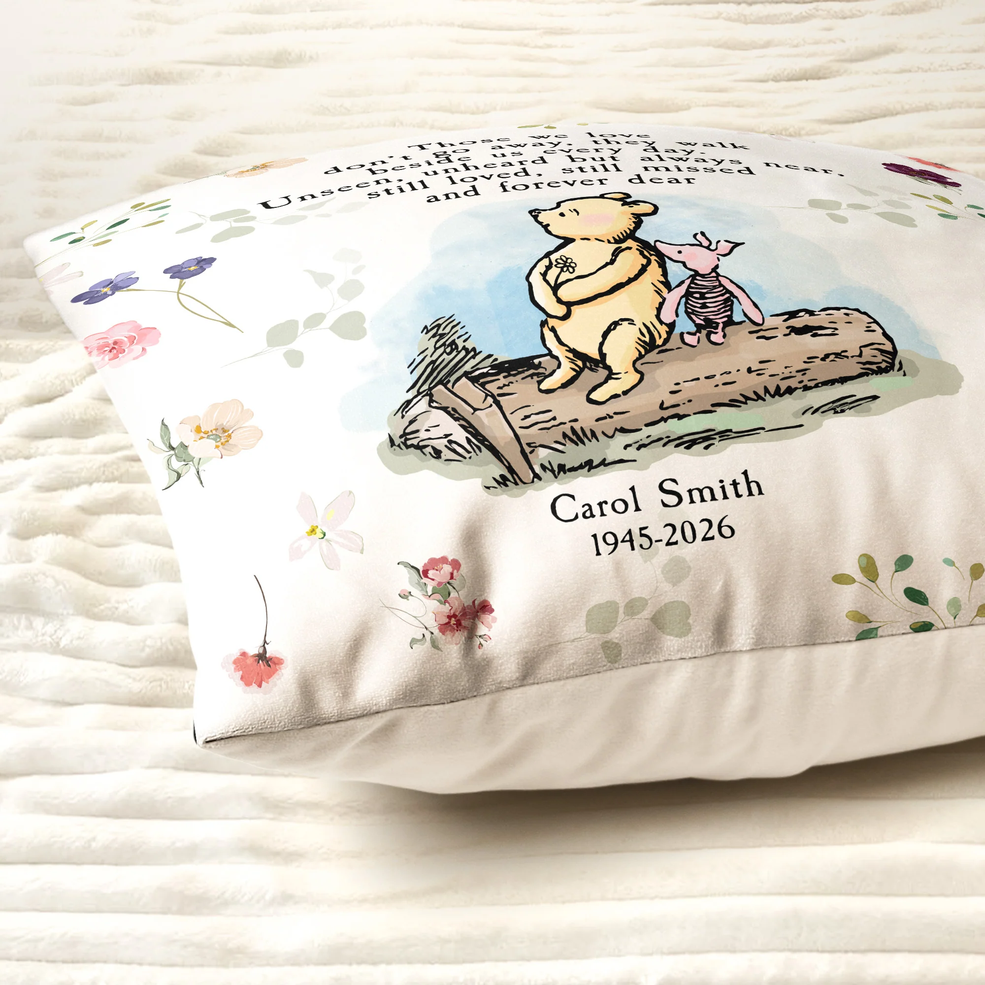 Those We Love Don't Go Away Remembrance Gift - Personalized Pillow - Image 3