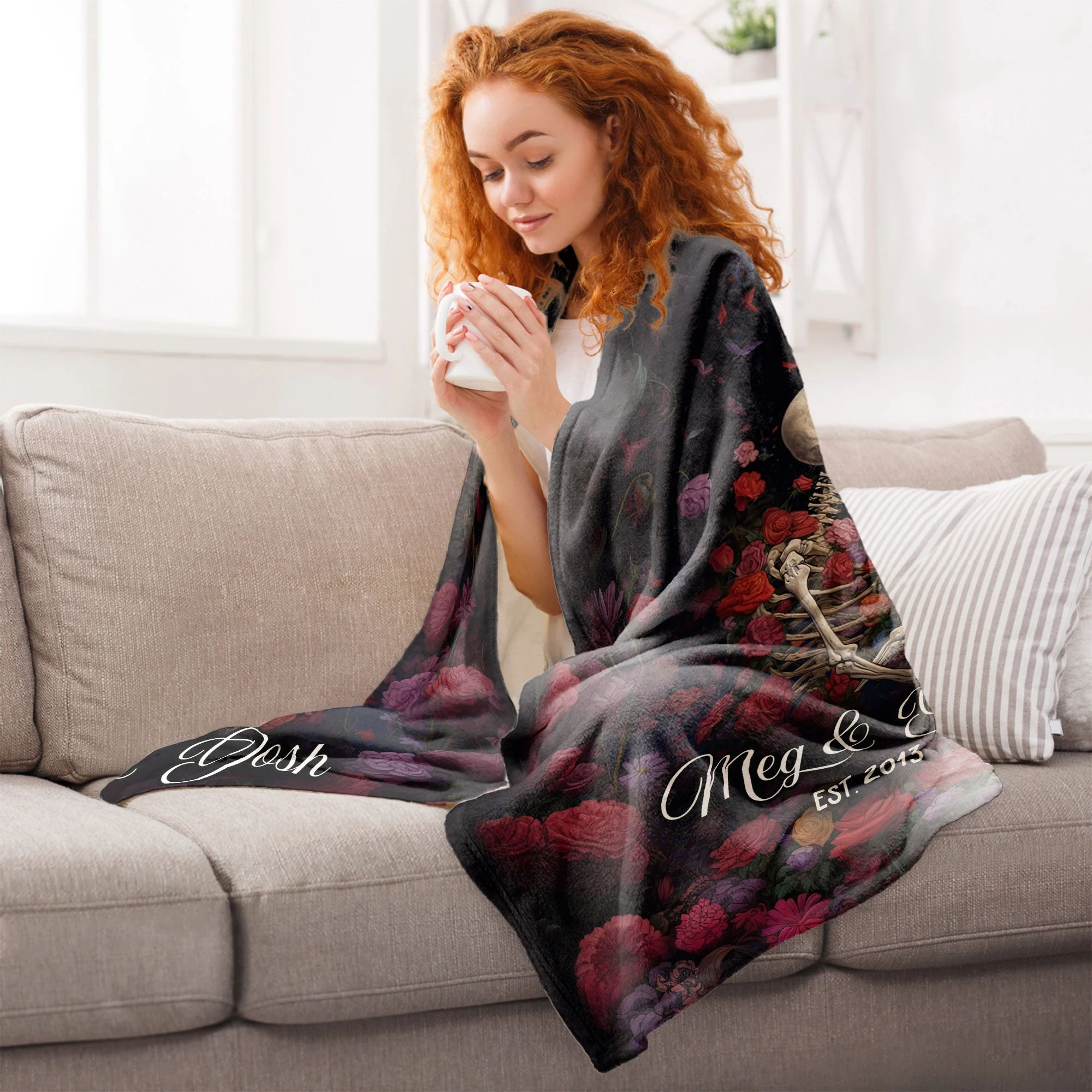 Till Death Do Us Part - Personalized Blanket - Image 5