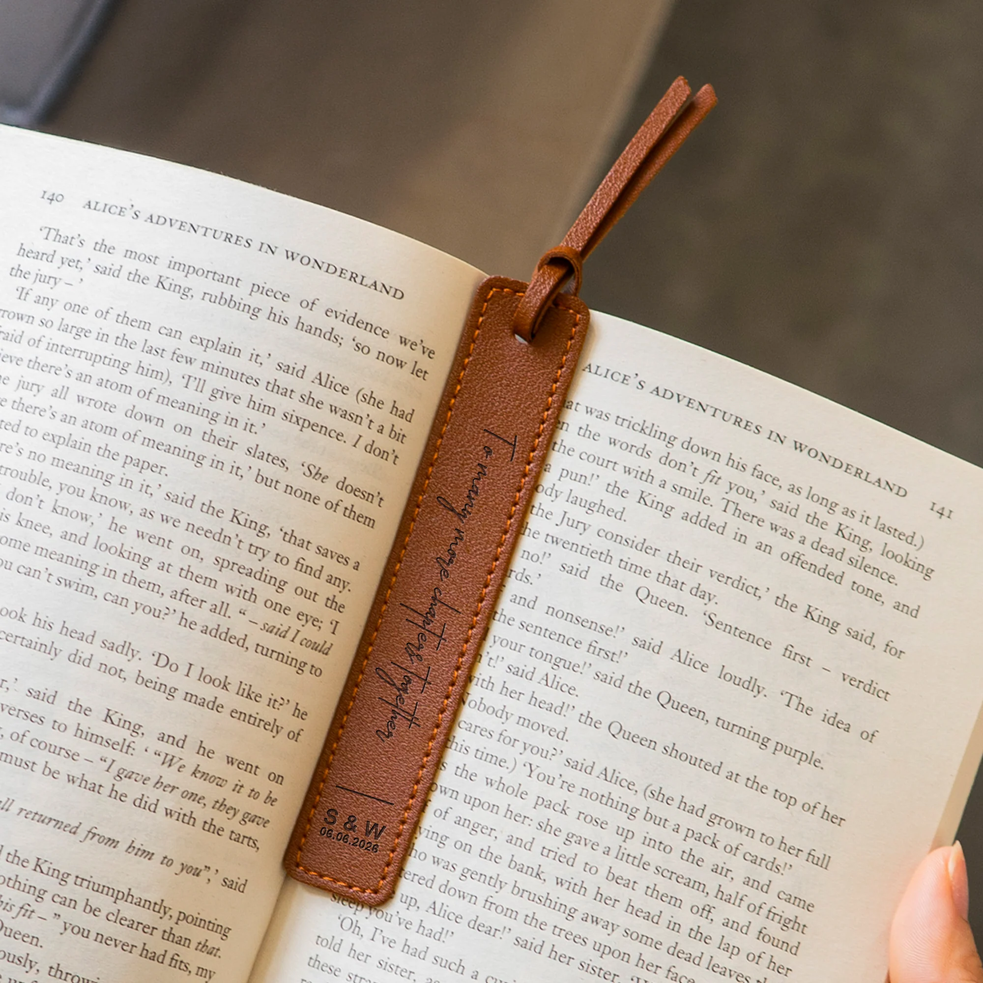 To Many More Chapters Couple Anniversary Gifts - Personalized Bookmark - Image 3