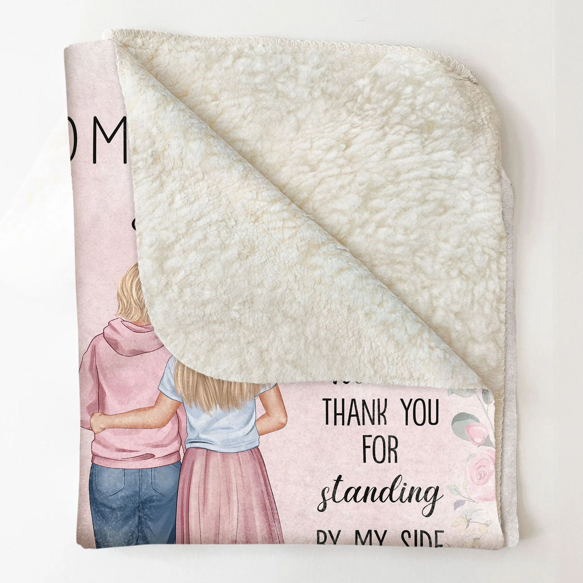 To My Bestie You Are The Sister I Got To Choose - Personalized Blanket - Image 4
