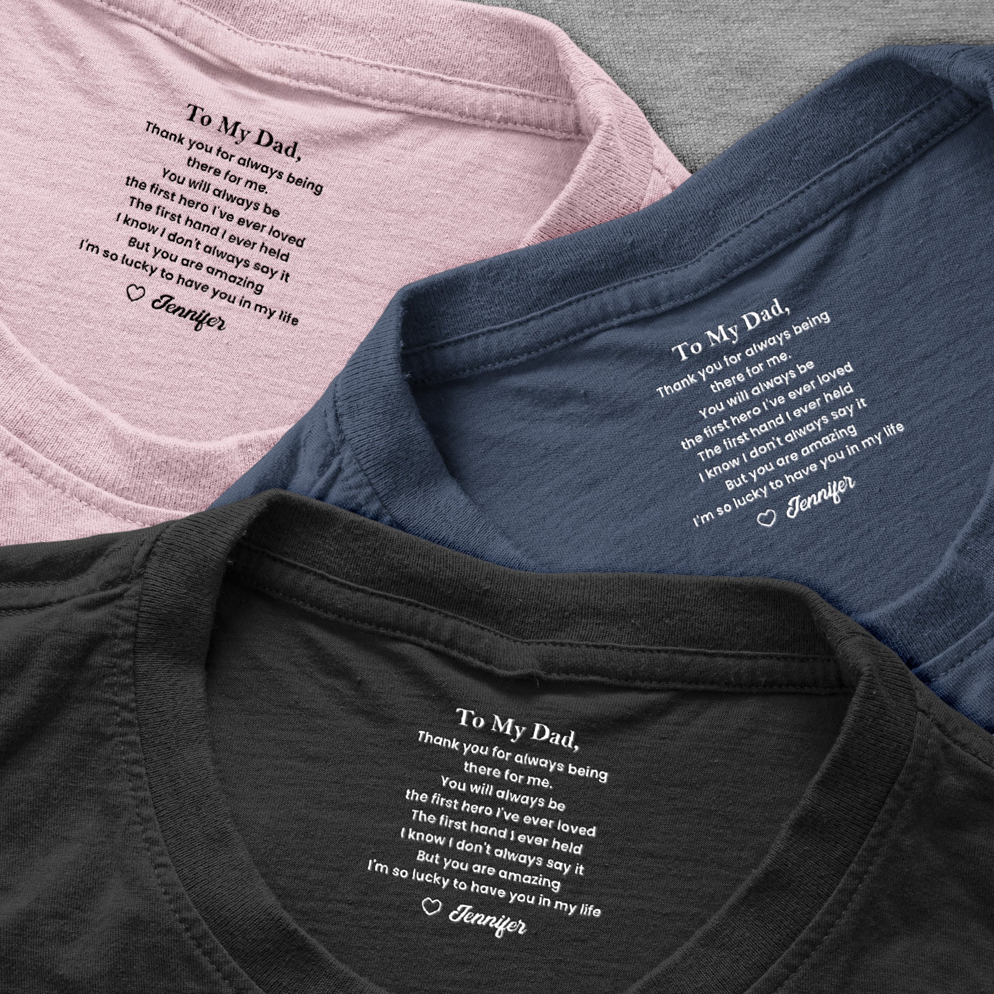 To My Dad Gift For Dad Grandpa Thank You Gift - Personalized Shirt - Image 4