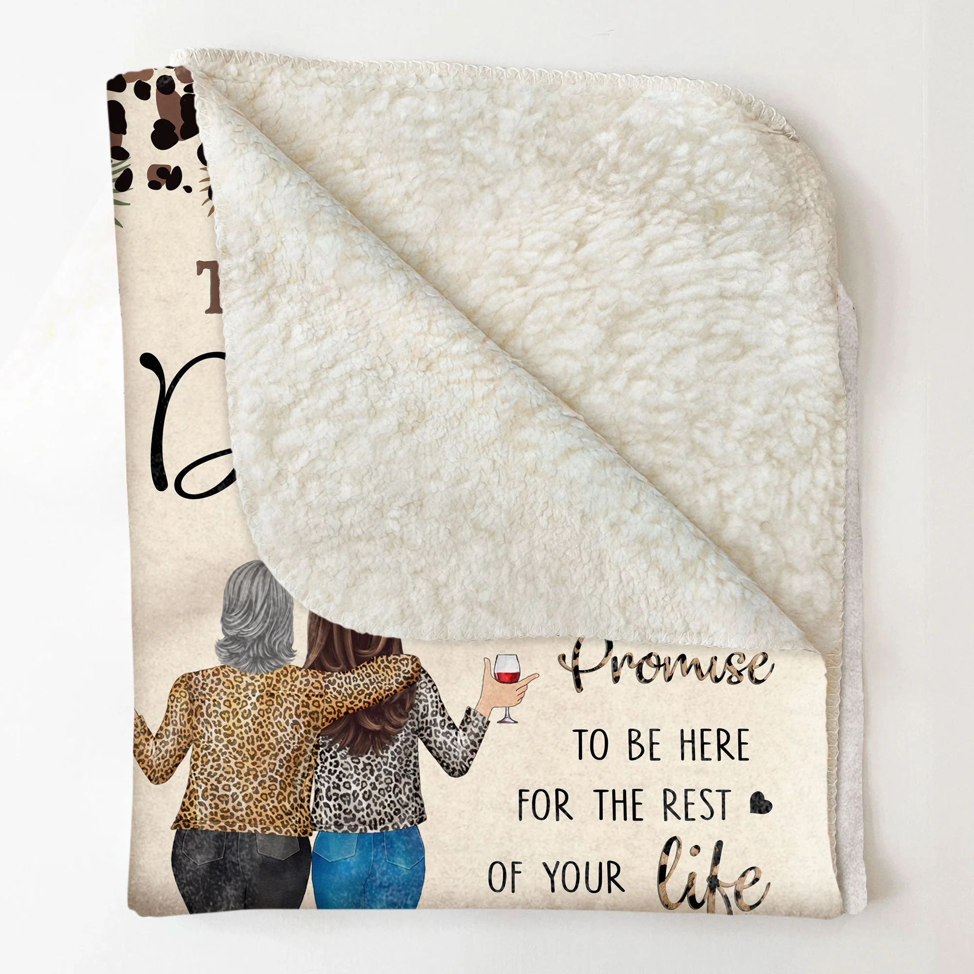 To My Daughter I Love You From Mom - Personalized Daughter Blanket - Image 5