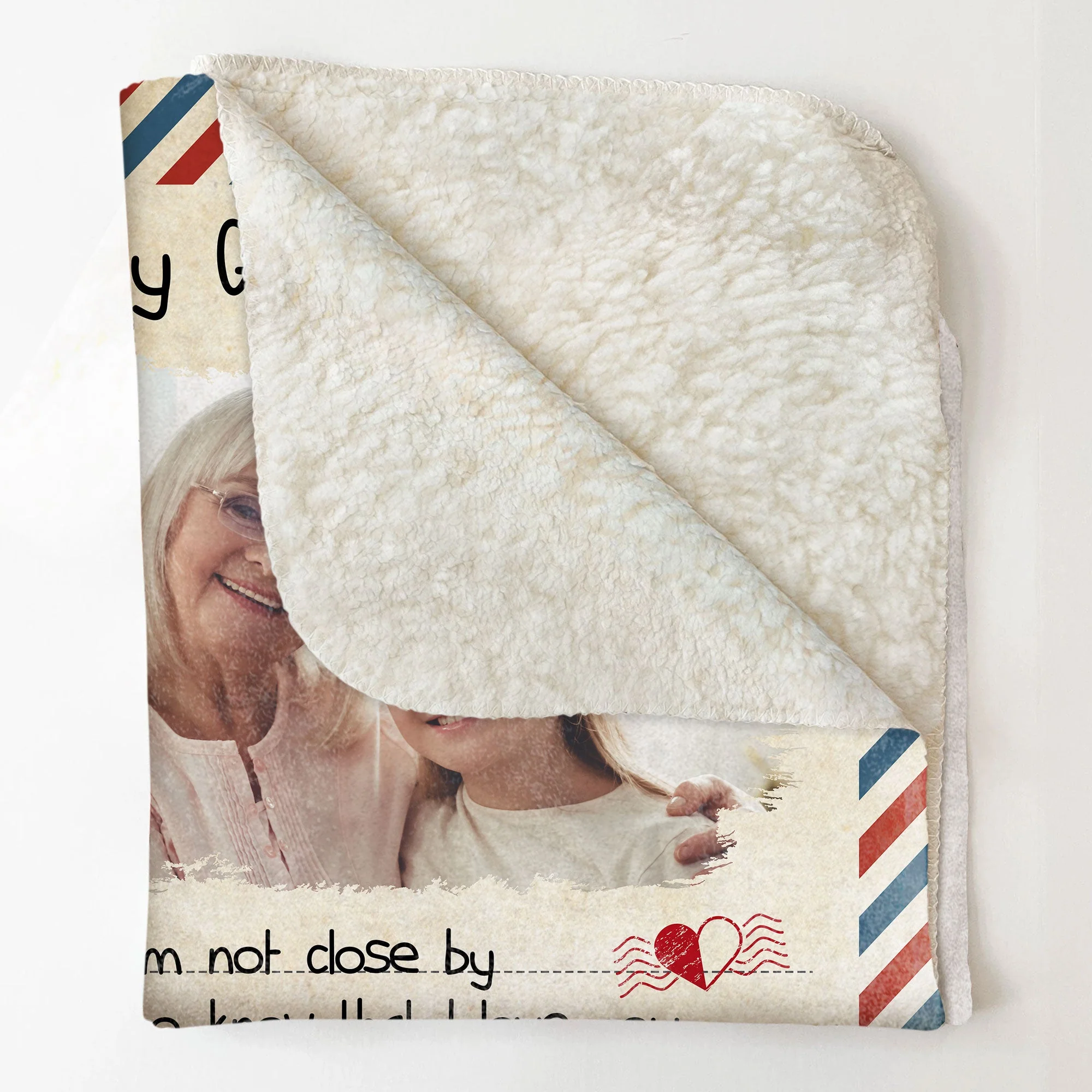 To My Granddaughter - Personalized Photo Blanket - Image 5