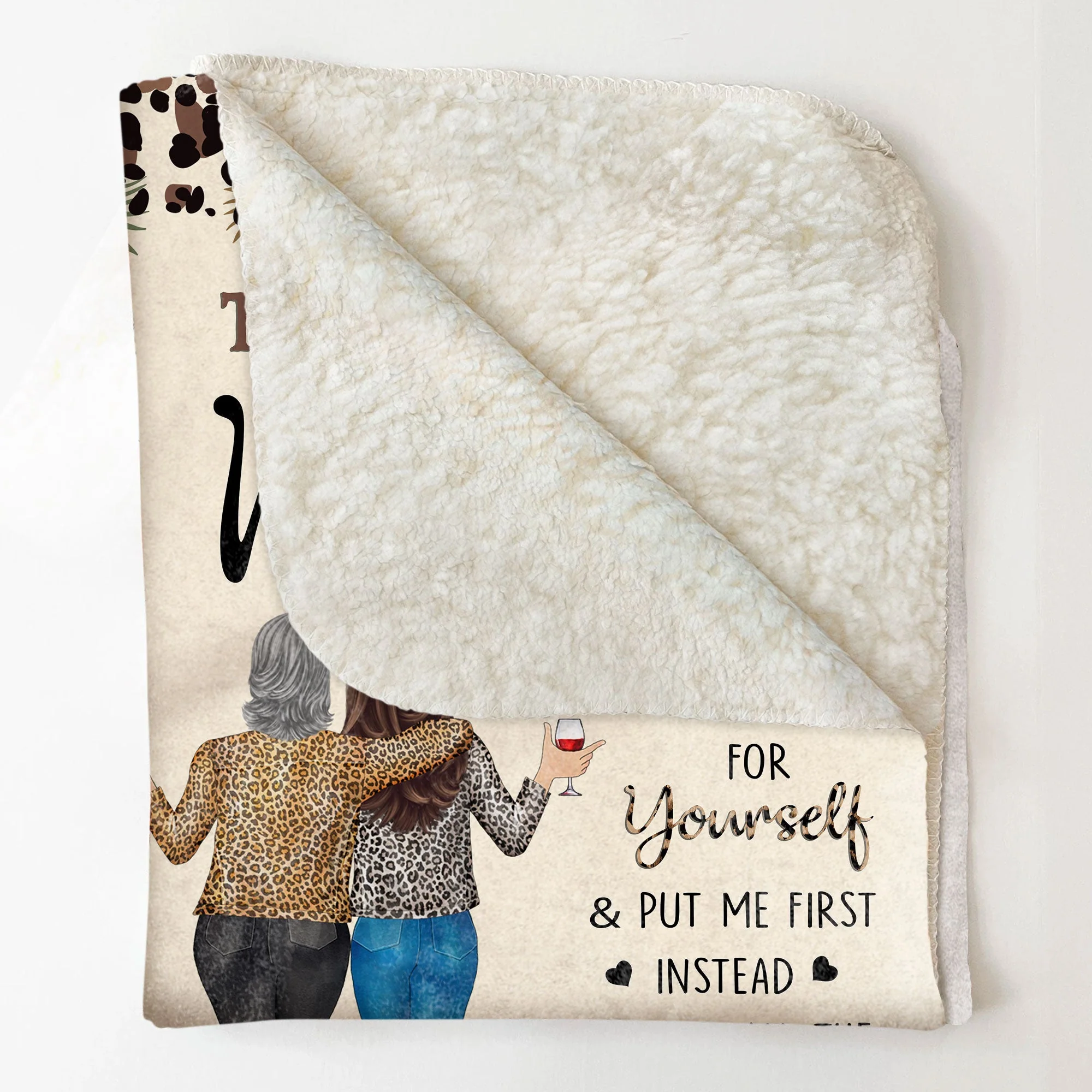 To My Mom Every Time You Snuggle This Blanket - Personalized Blanket - Image 5