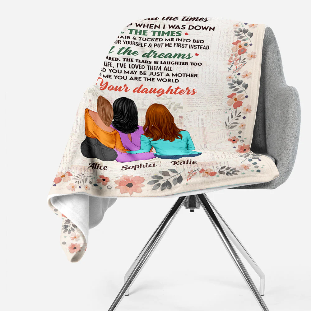 To My Mom - Personalized Mom Blanket - Image 2