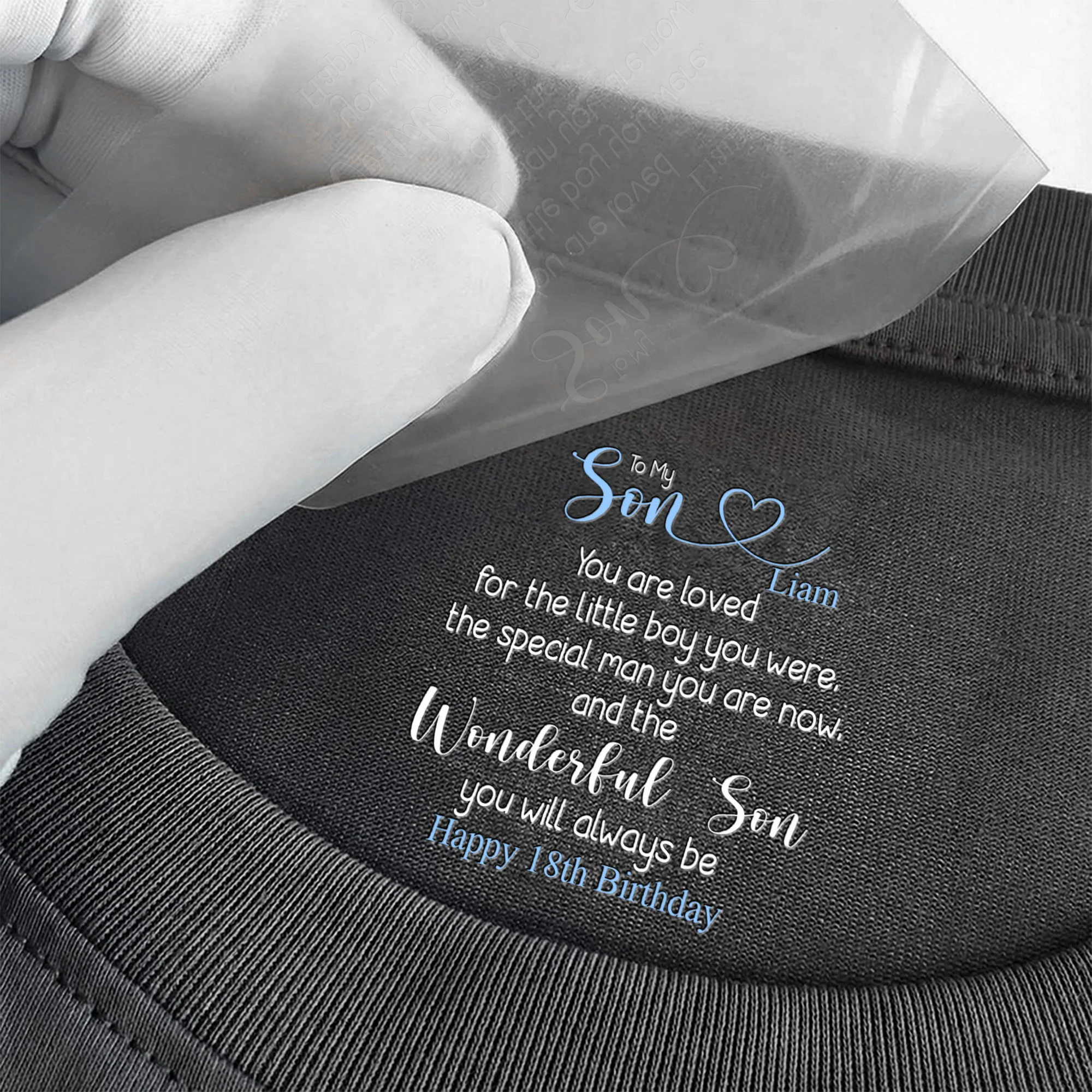 To My Son You Are Loved Wonderful Son Gift For Him - Personalized Shirt - Image 3