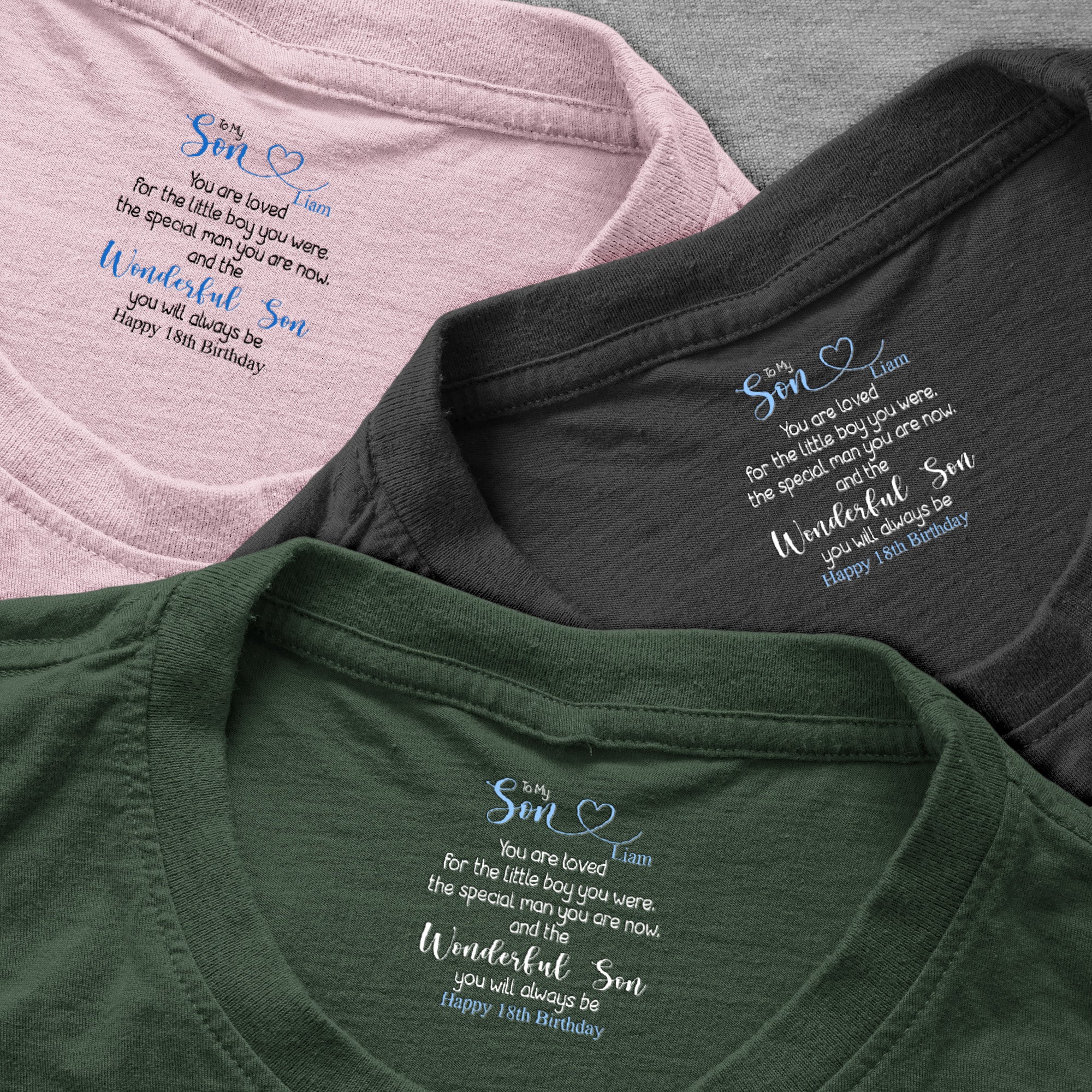 To My Son You Are Loved Wonderful Son Gift For Him - Personalized Shirt - Image 4