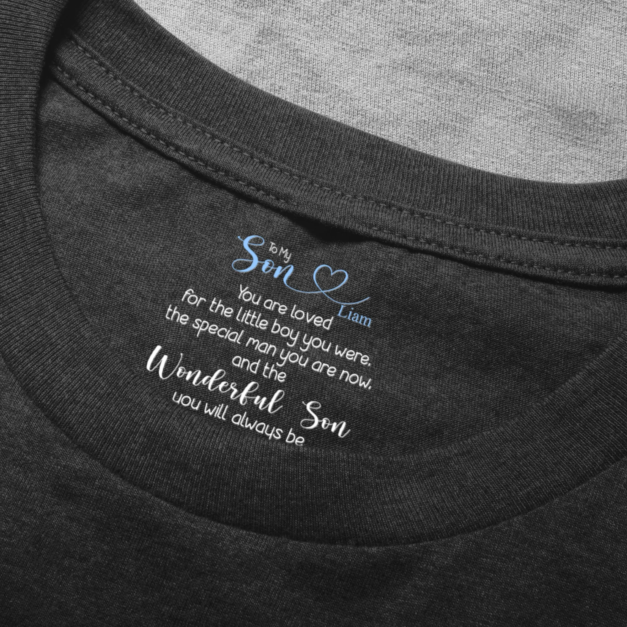 To My Son You Are Loved Wonderful Son Gift For Him - Personalized Shirt - Image 5