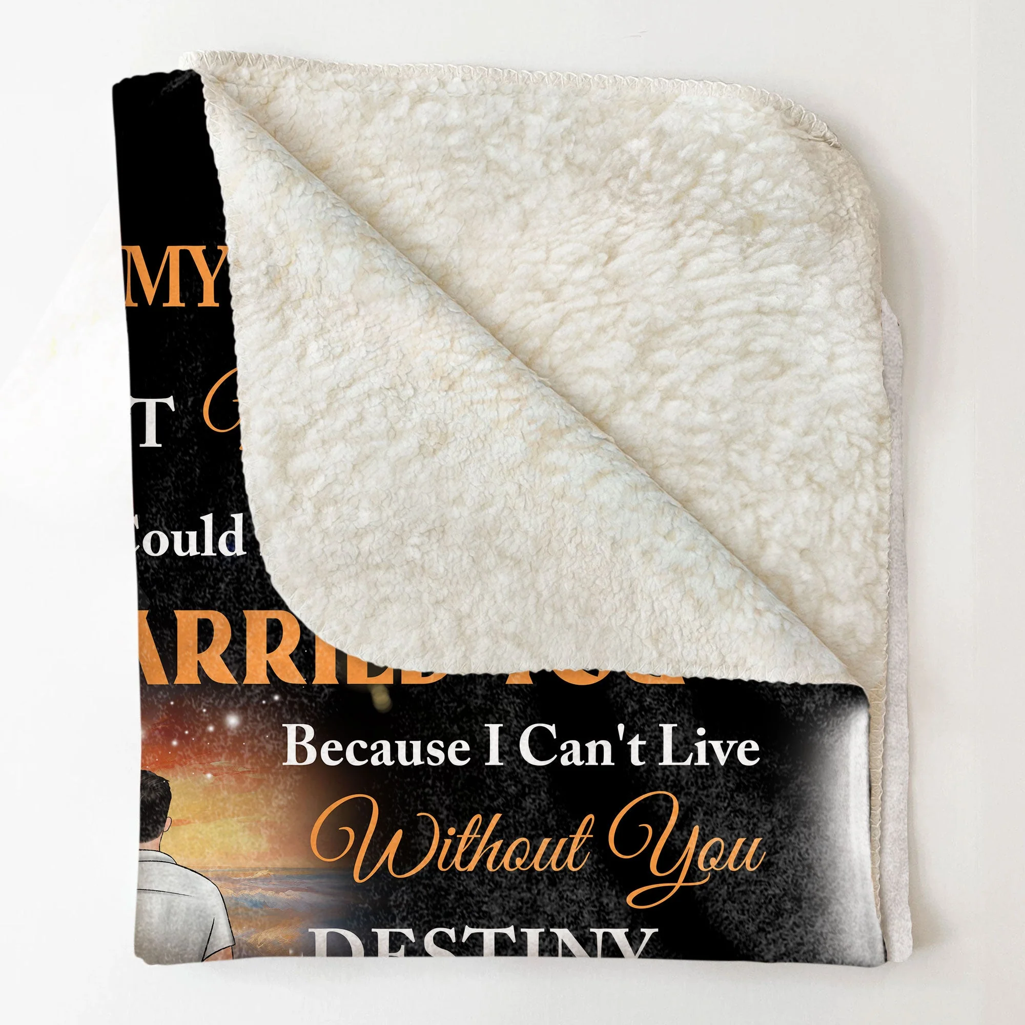 To My Wife Love Made Us Forever Together - Personalized Blanket - Image 4