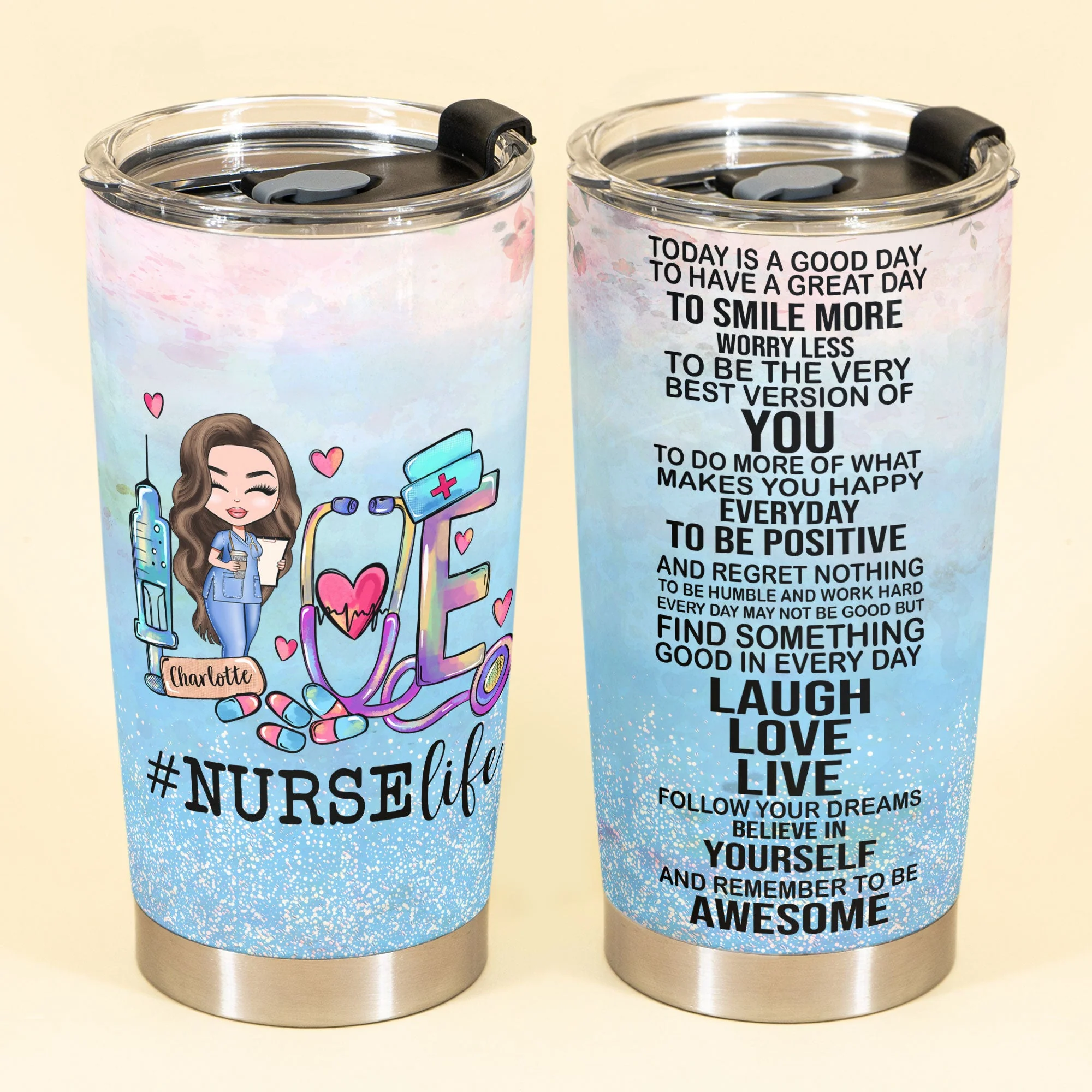 Today Is A Good Day - Personalized Tumbler Cup - Image 2