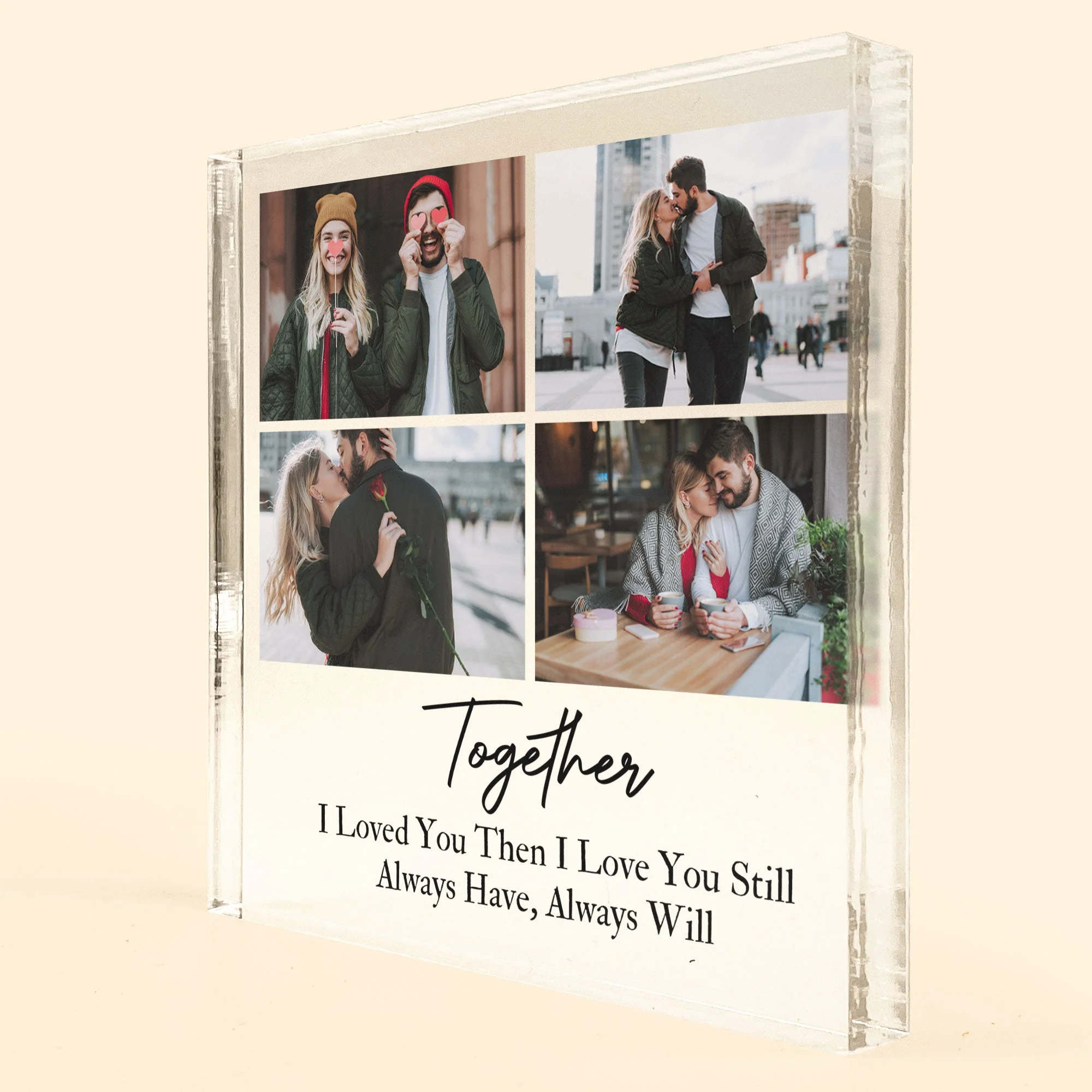 Together I Loved You Then I Love You Still - Personalized Acrylic Photo Plaque - Image 4