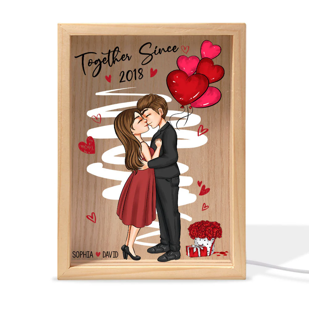 Together Since - Personalized Frame Light Box - Image 10
