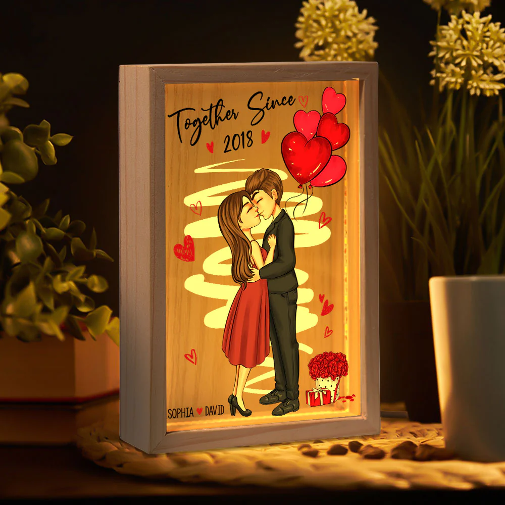 Together Since - Personalized Frame Light Box - Image 4