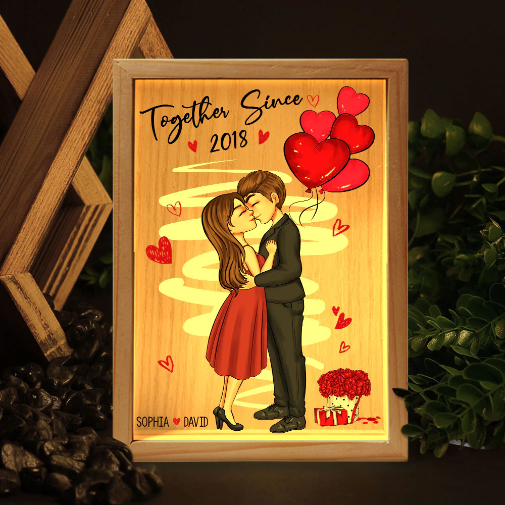 Together Since - Personalized Frame Light Box - Image 8