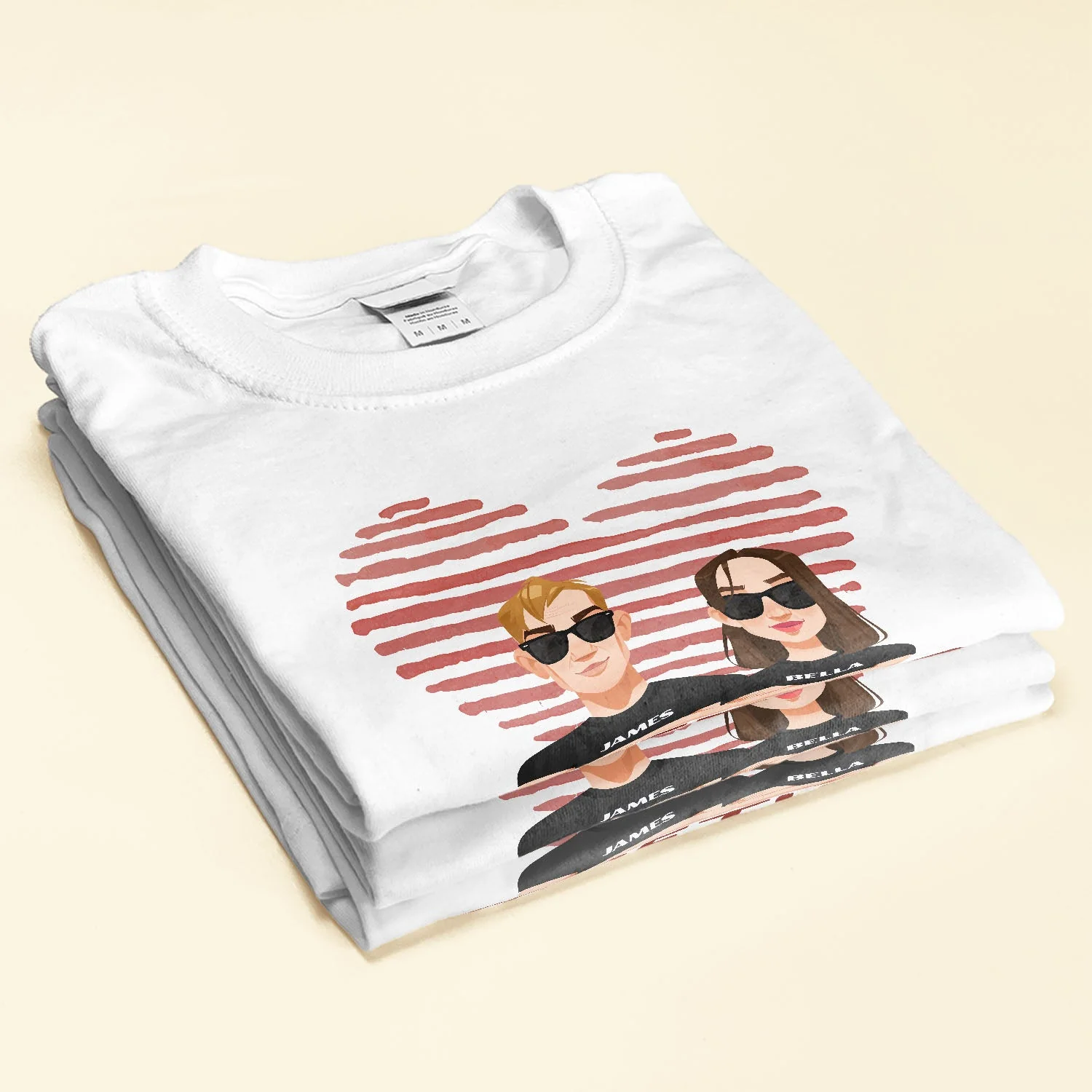 Together Since - Personalized Matching Couple Shirts - Image 2
