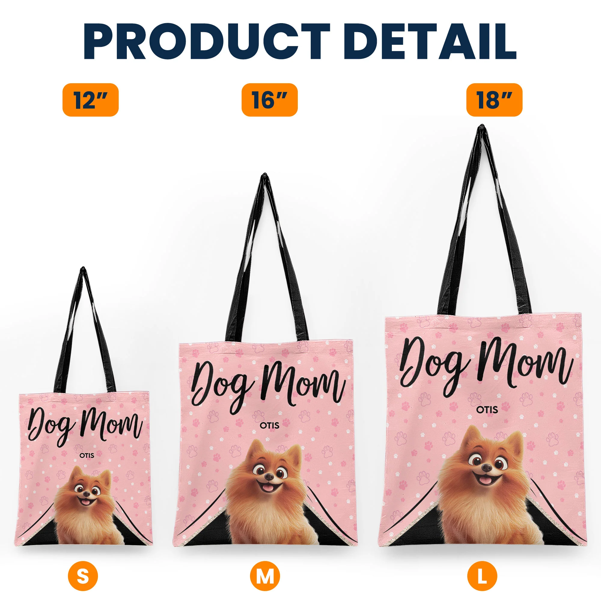 Tote Bag For Dog Mom, Dog Lover - Personalized Tote Bag - Image 5
