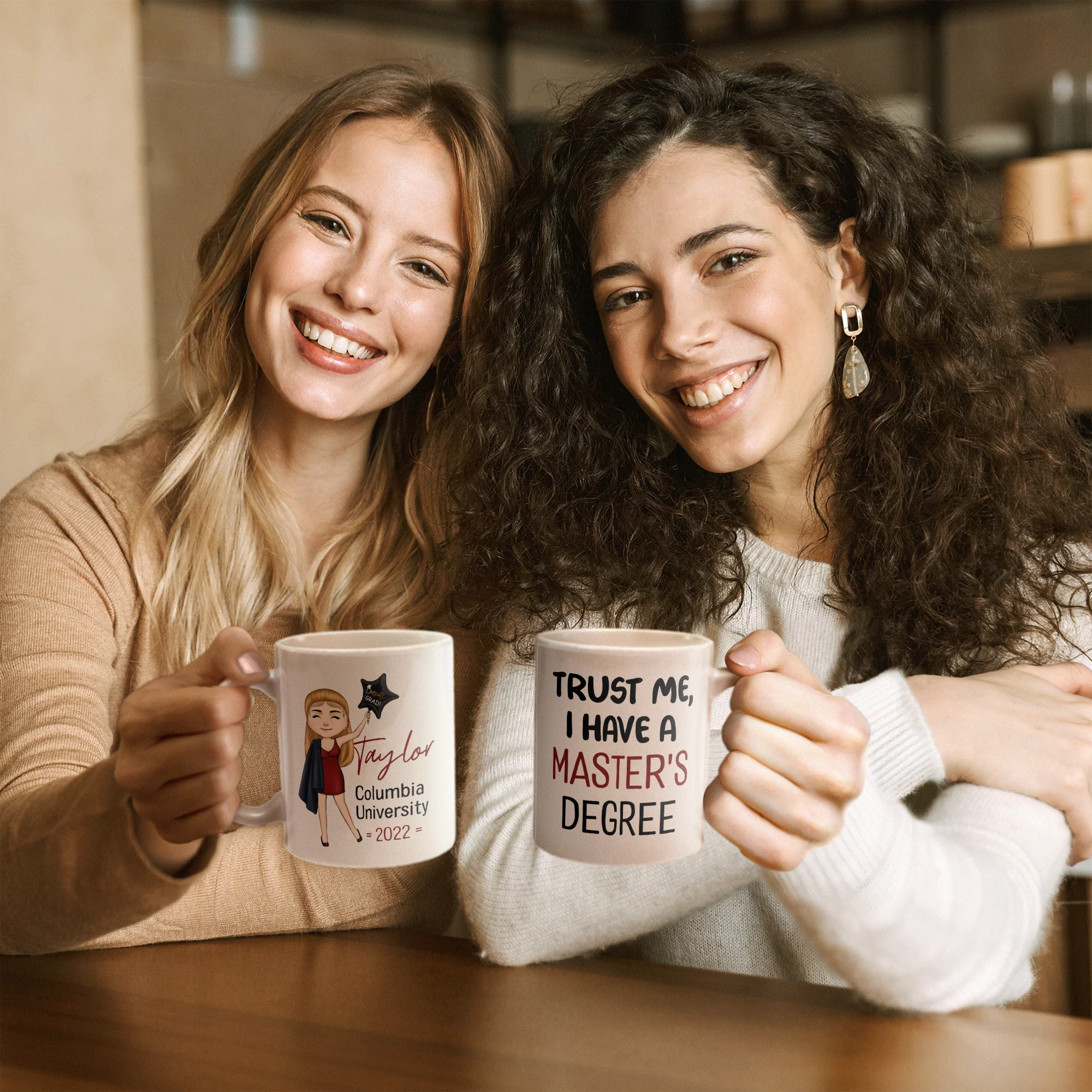 Trust Me I Have A Master Degree - Personalized Mug - Image 5
