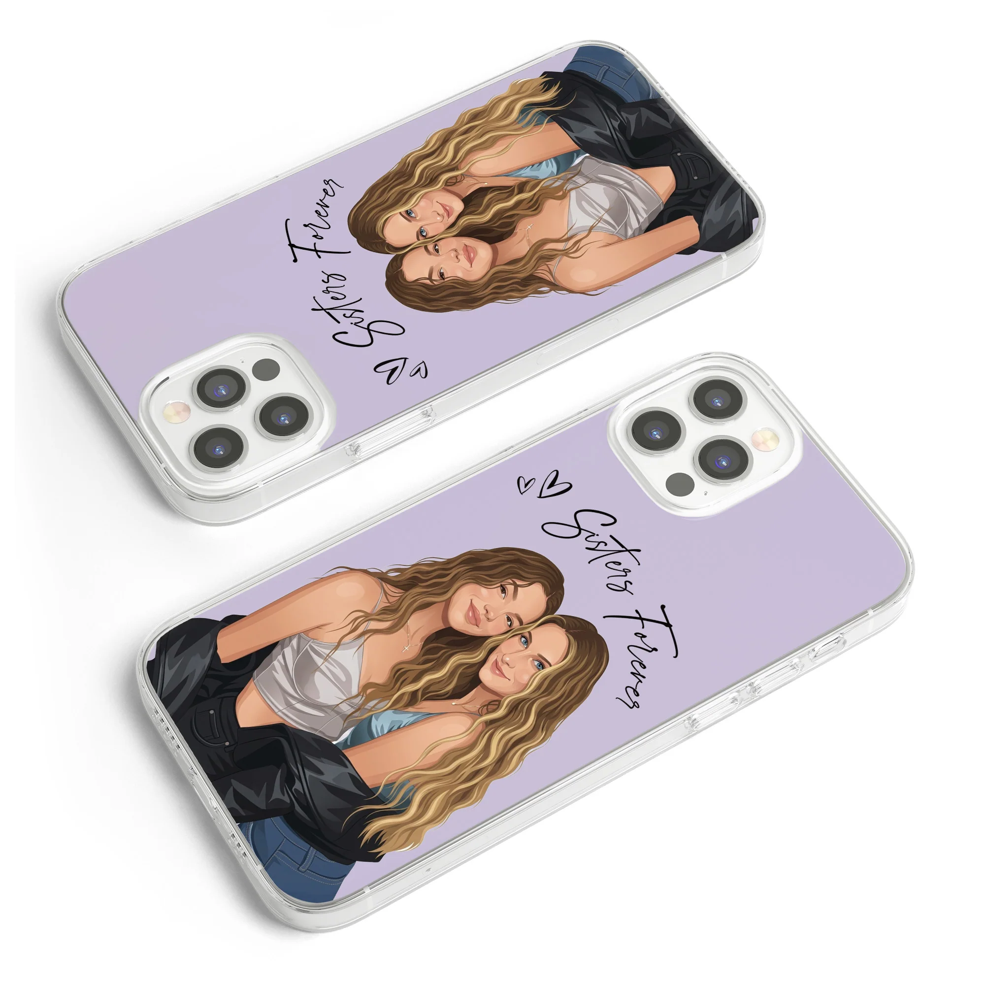 Turn Your Photo Into Art - Besties Forever, Friendship Thank You Gift - Personalized Phone Case - Image 7