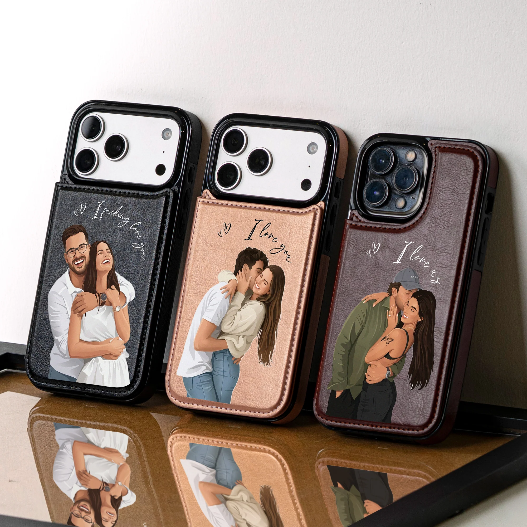 Turn Your Photo Into Art - For Him, Her Matching - Personalized Phone Case - Image 6